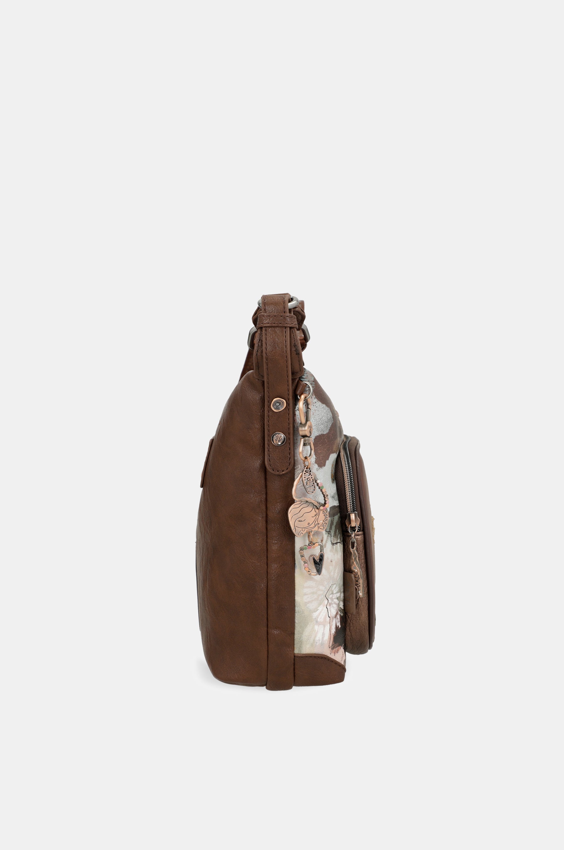 Borsa a tracolla grande Outer con tasche