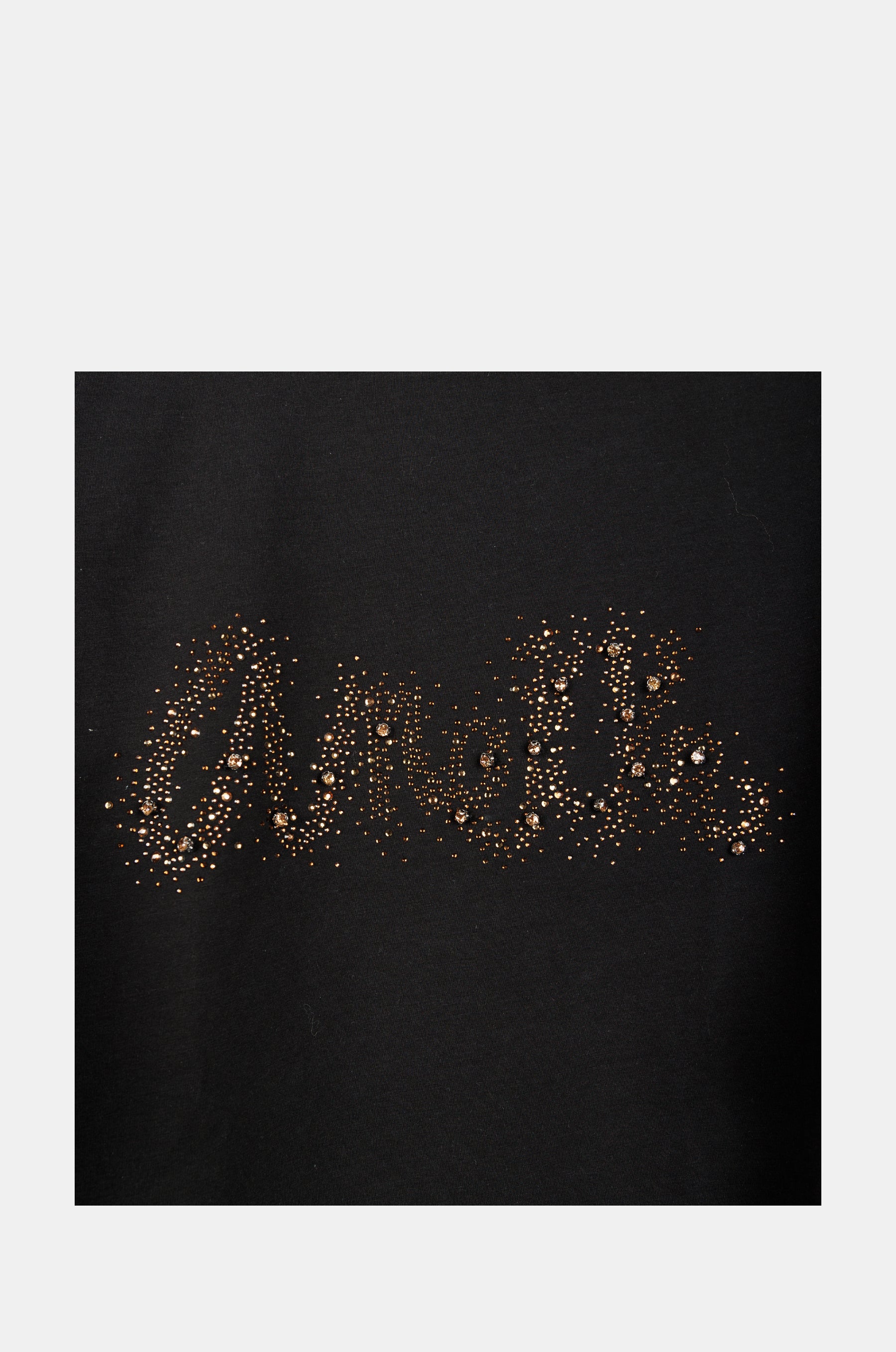 T-shirt brillante a maniche corte Anekke