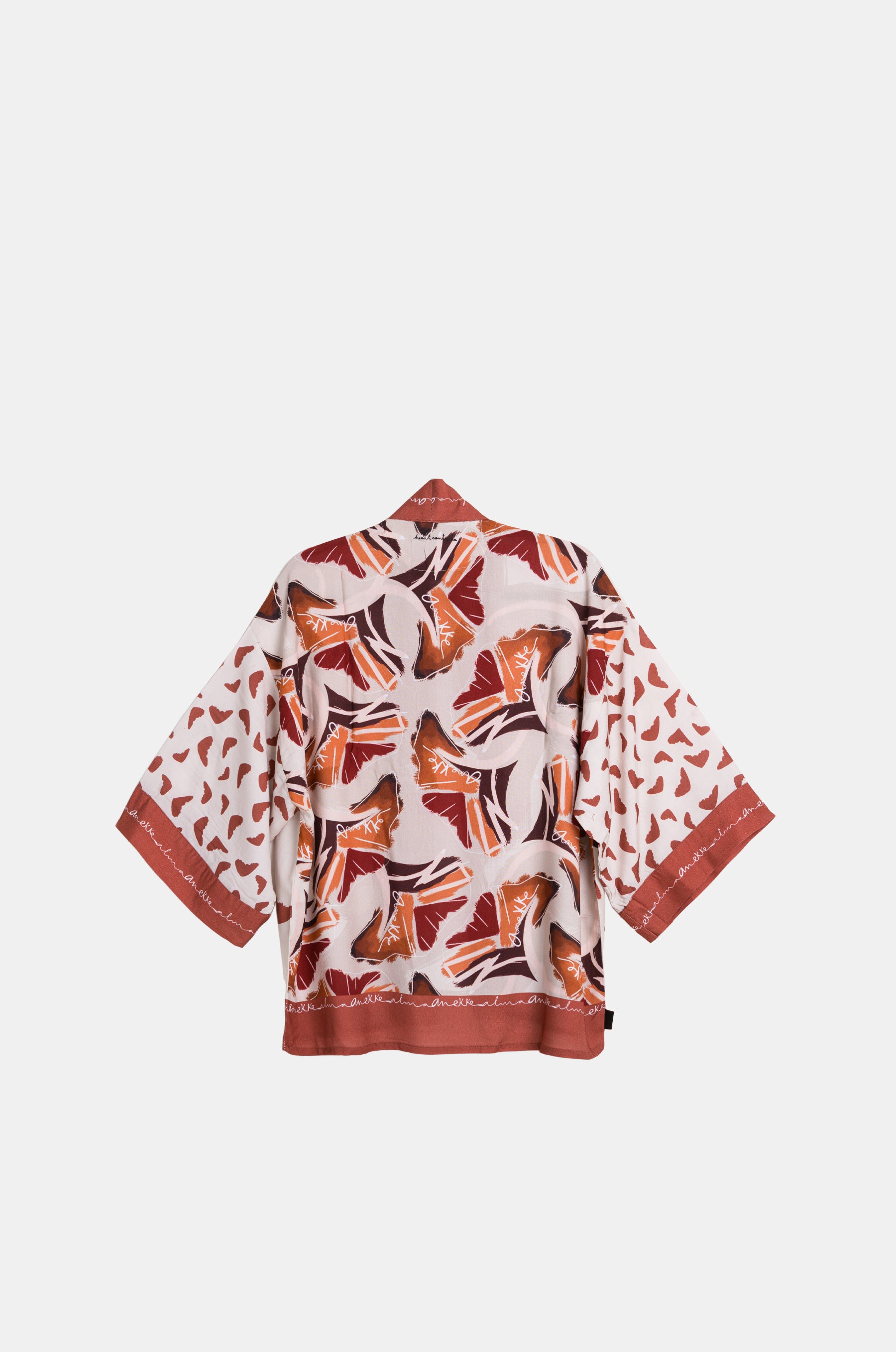 Kimono corto rosso