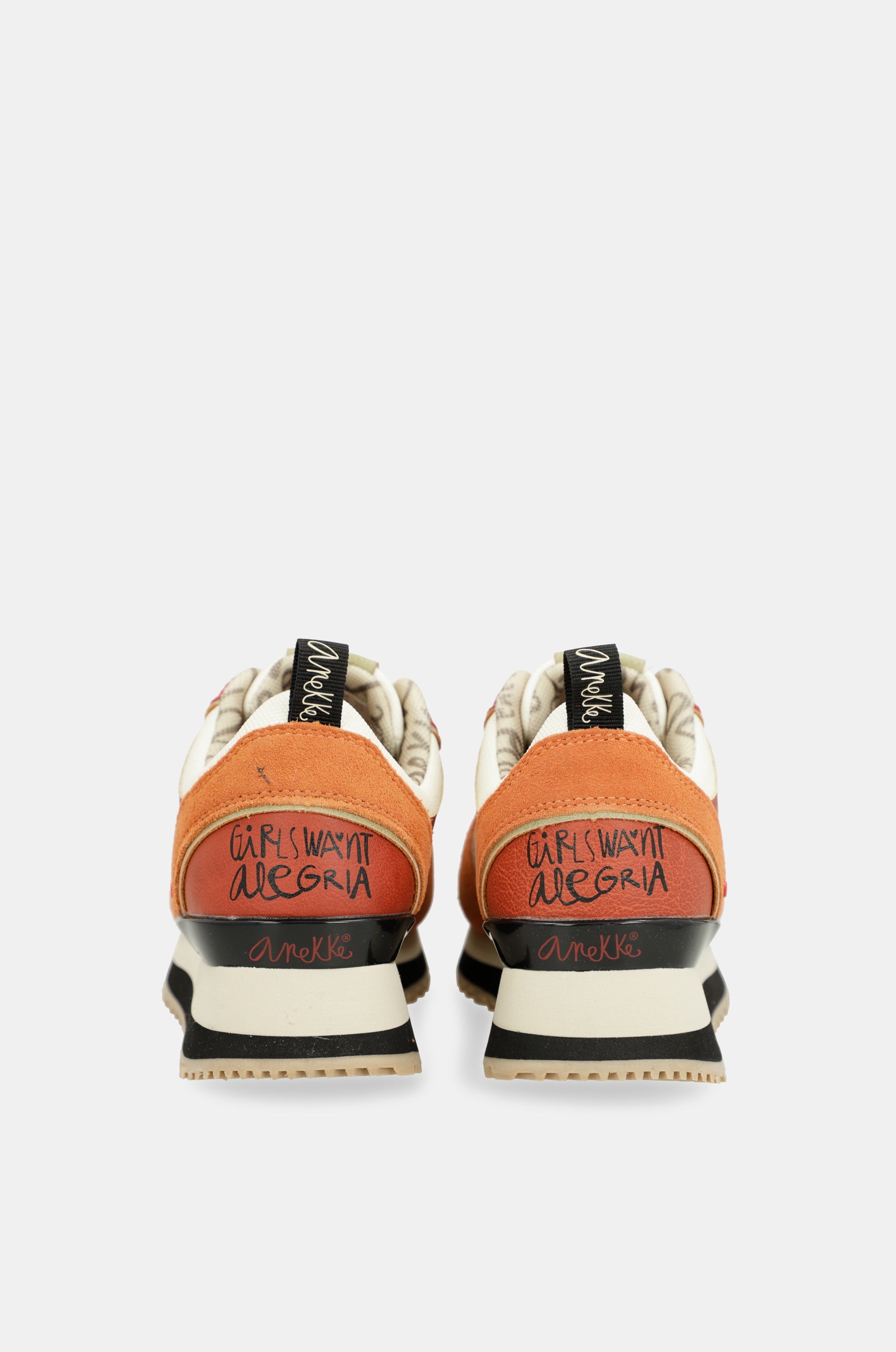 Sneakers piattaforma rossa