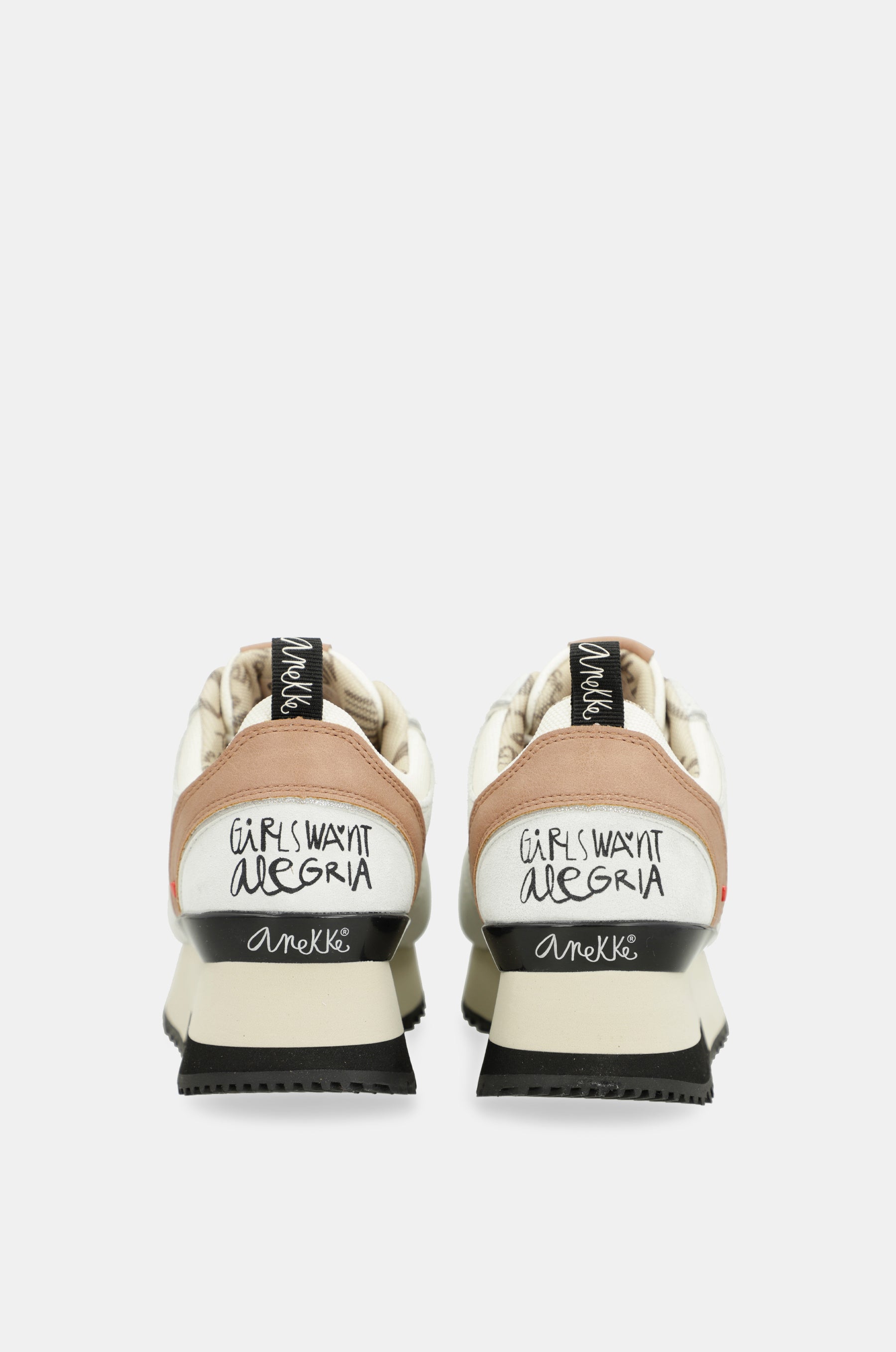 Sneakers piattaforma grigie