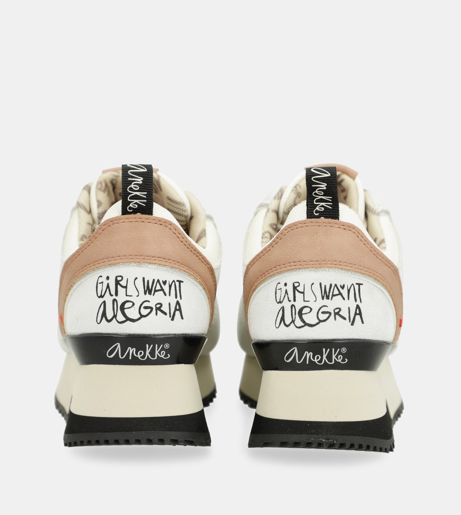 Sneakers piattaforma grigie