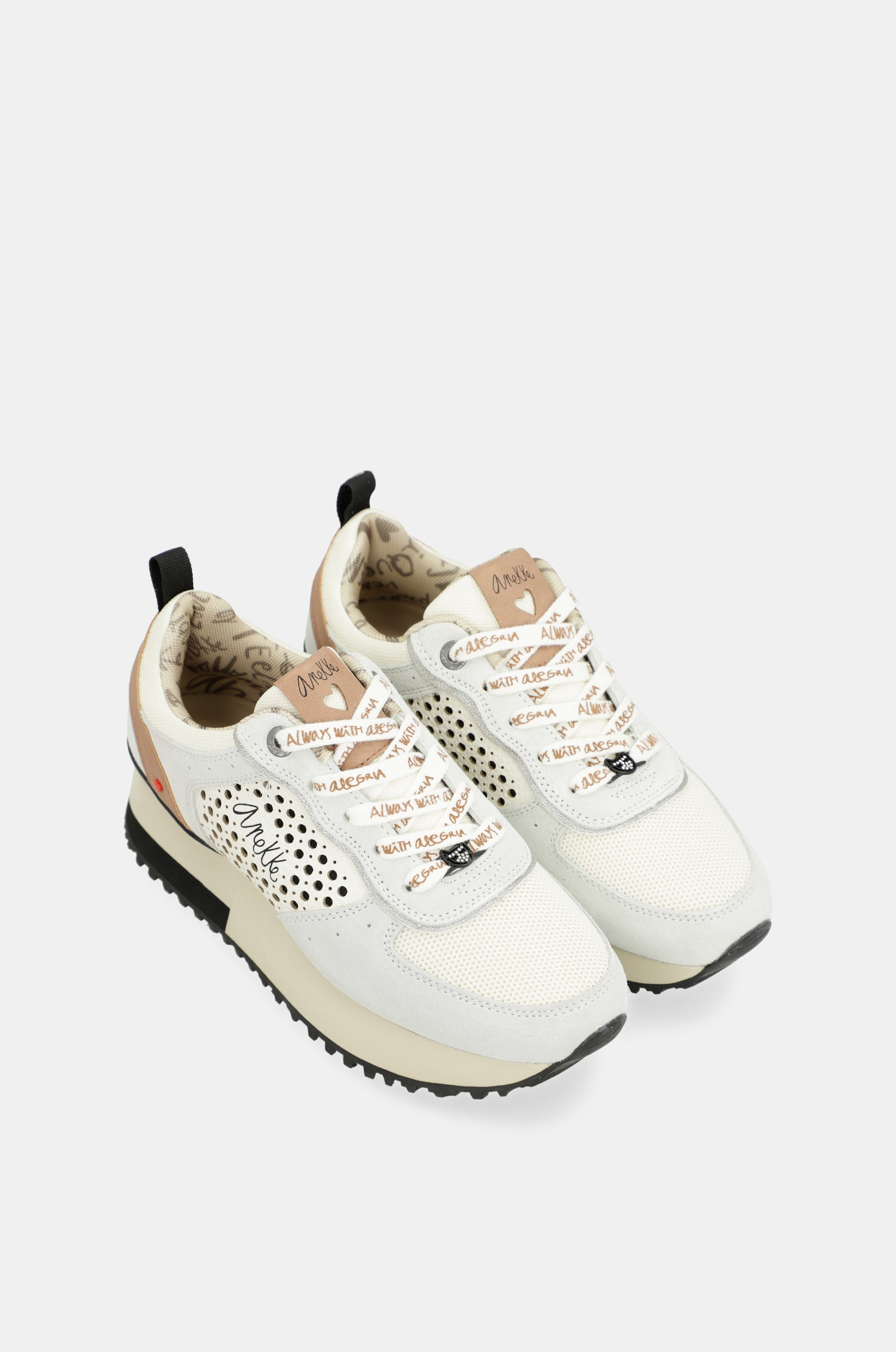 Sneakers piattaforma grigie