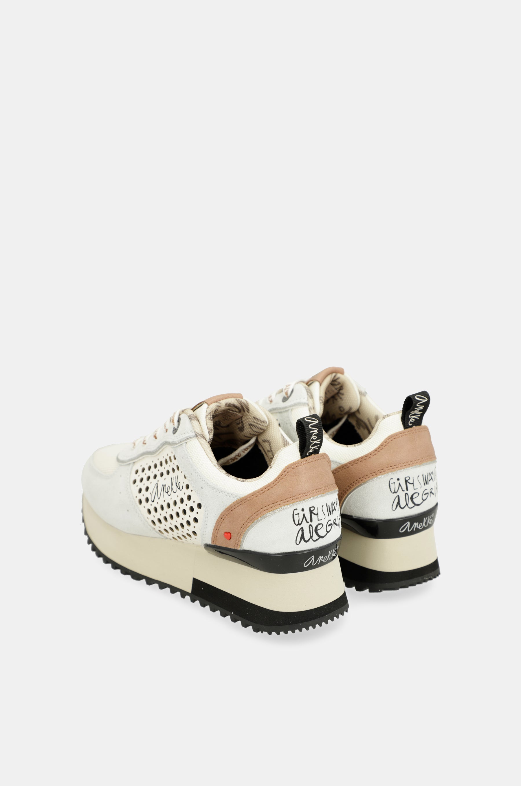 Sneakers piattaforma grigie