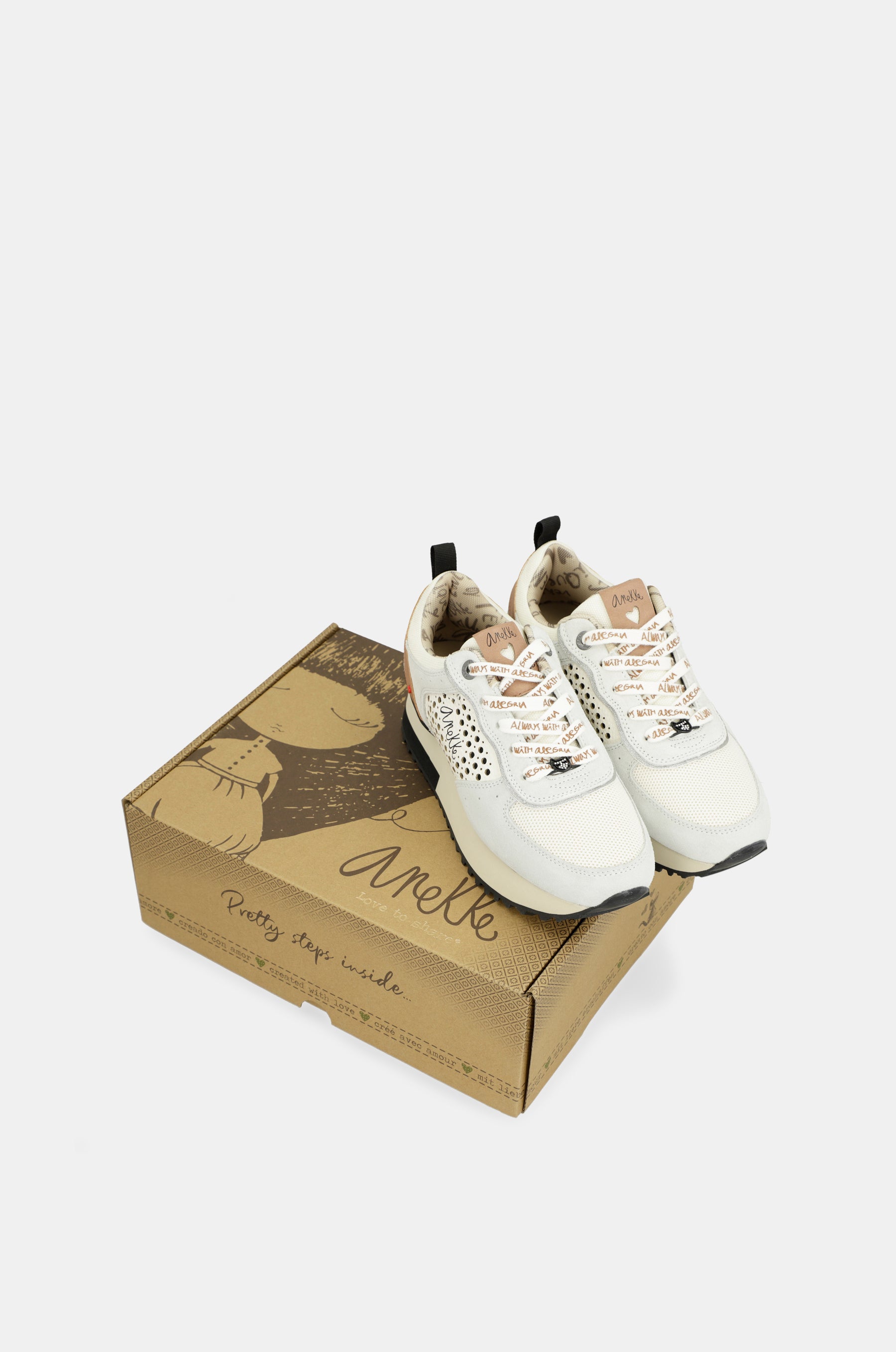 Sneakers piattaforma grigie