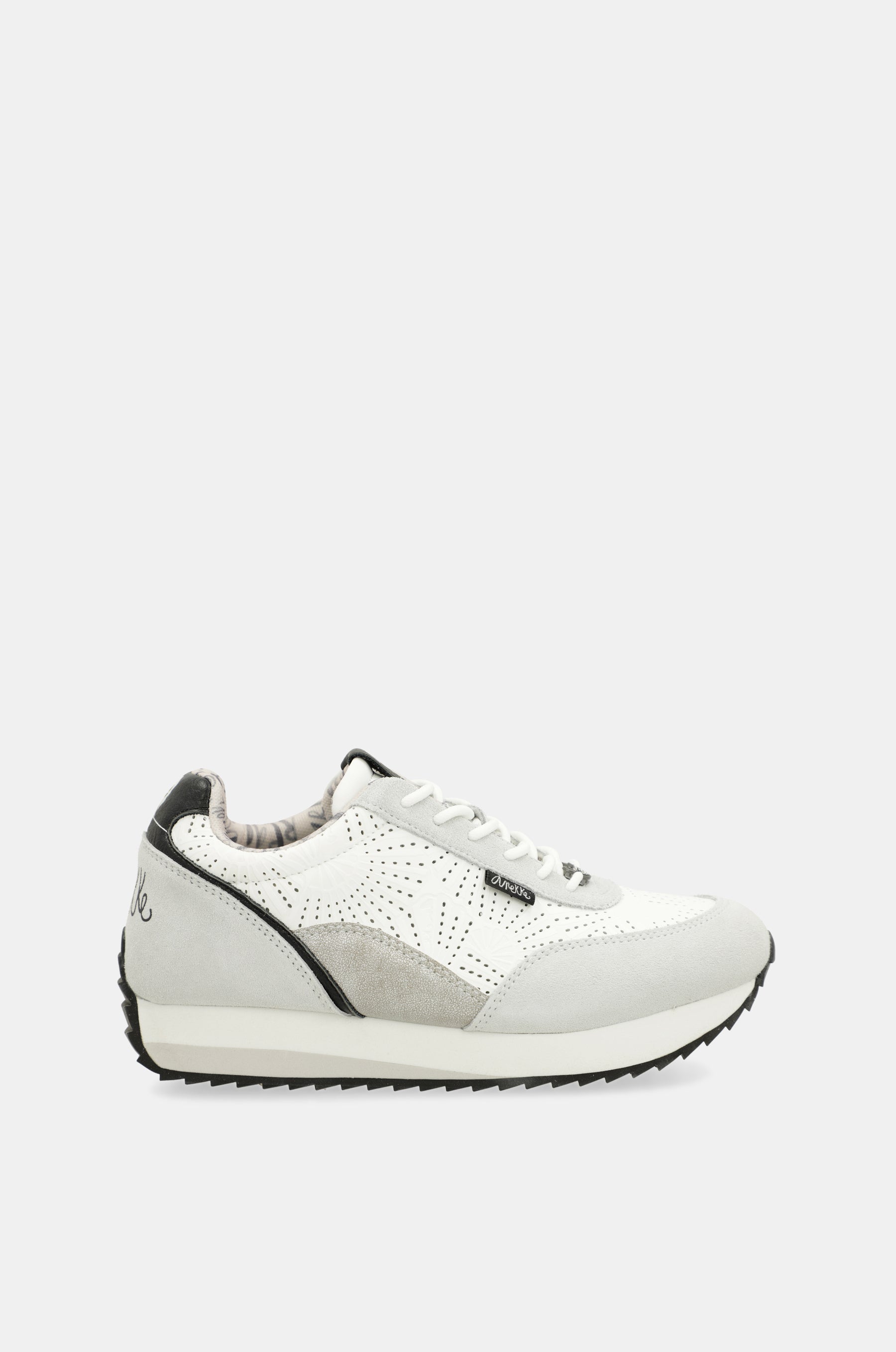 Sneakers a Pois Bianchi