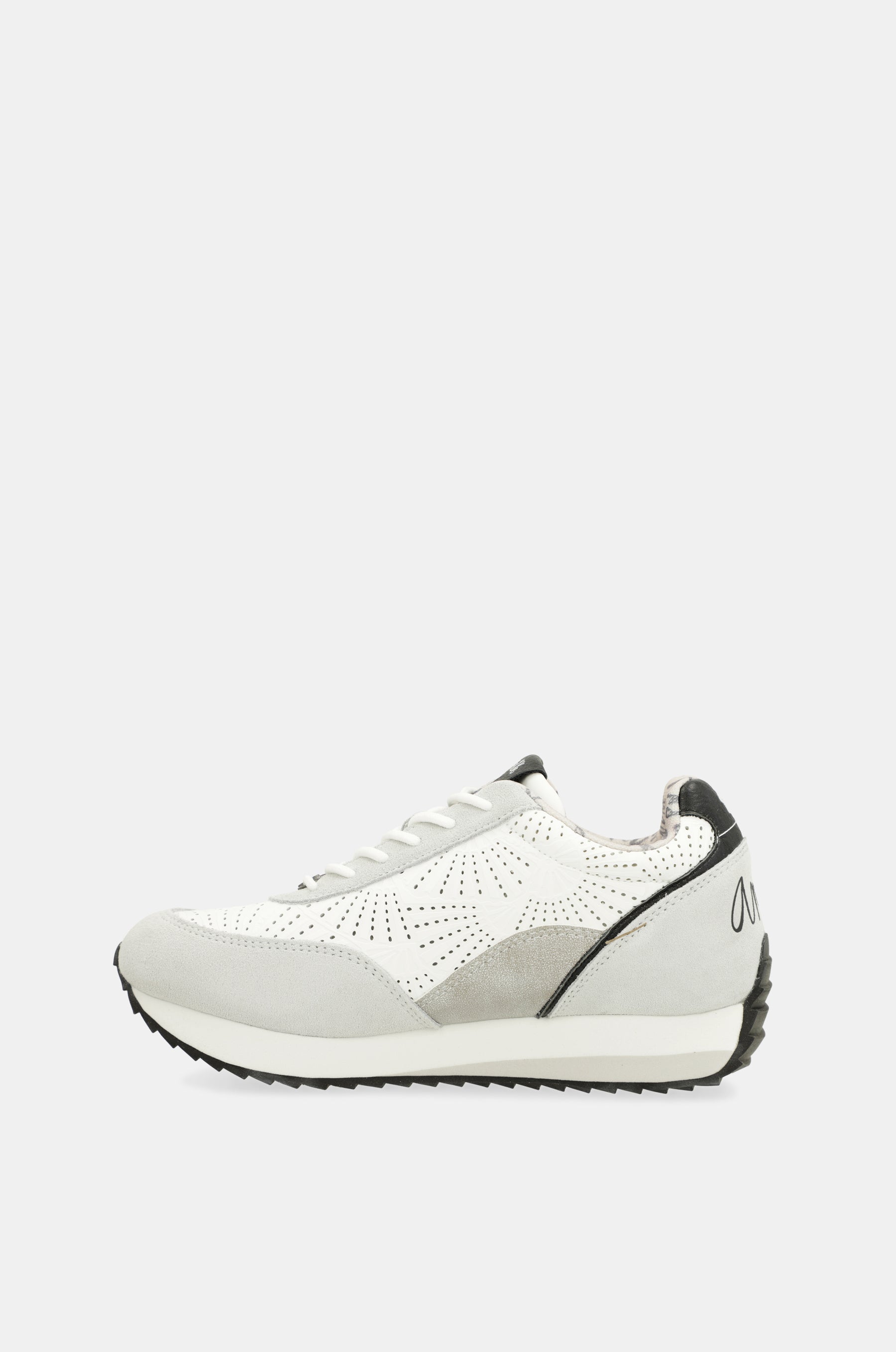 Sneakers a Pois Bianchi