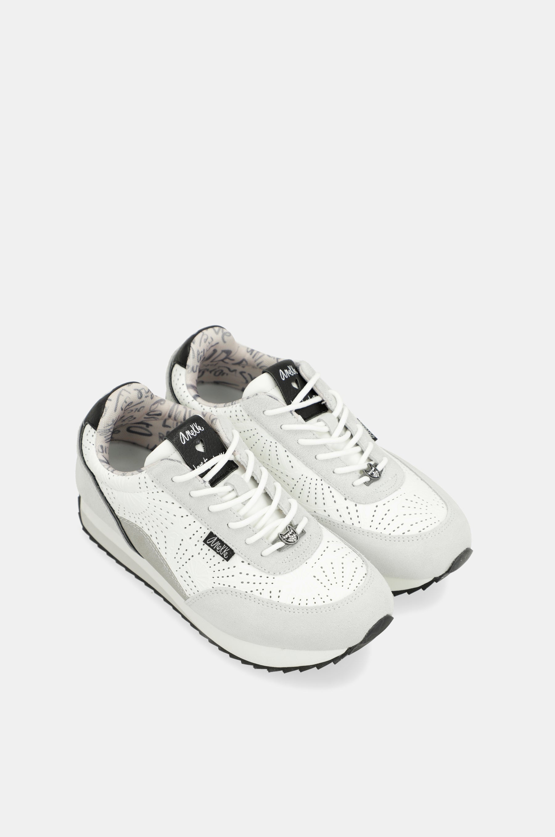 Sneakers a Pois Bianchi
