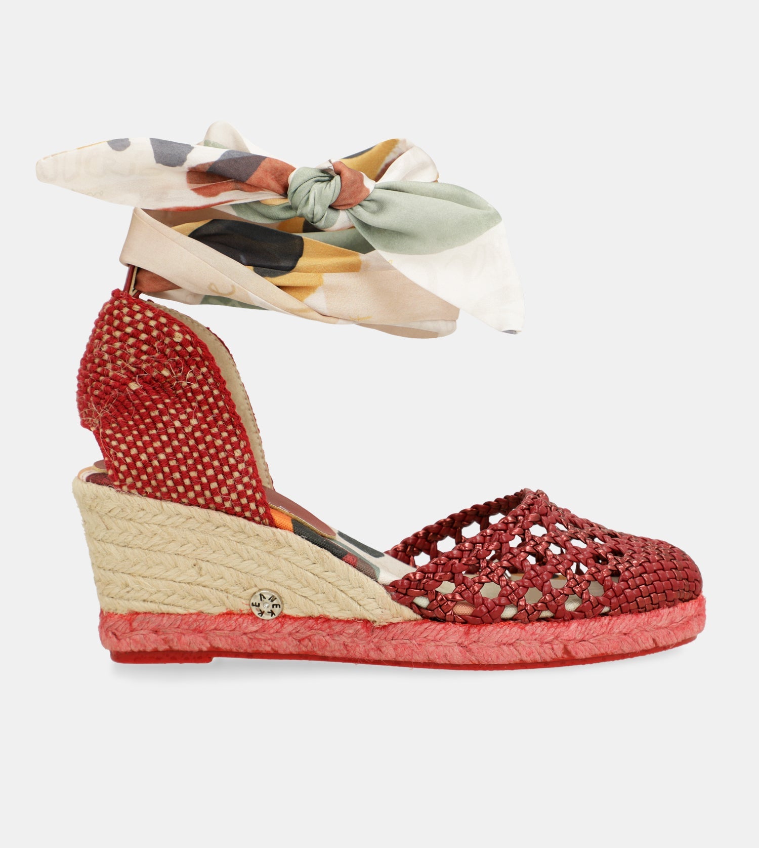 Sandali con zeppa rossi Alma