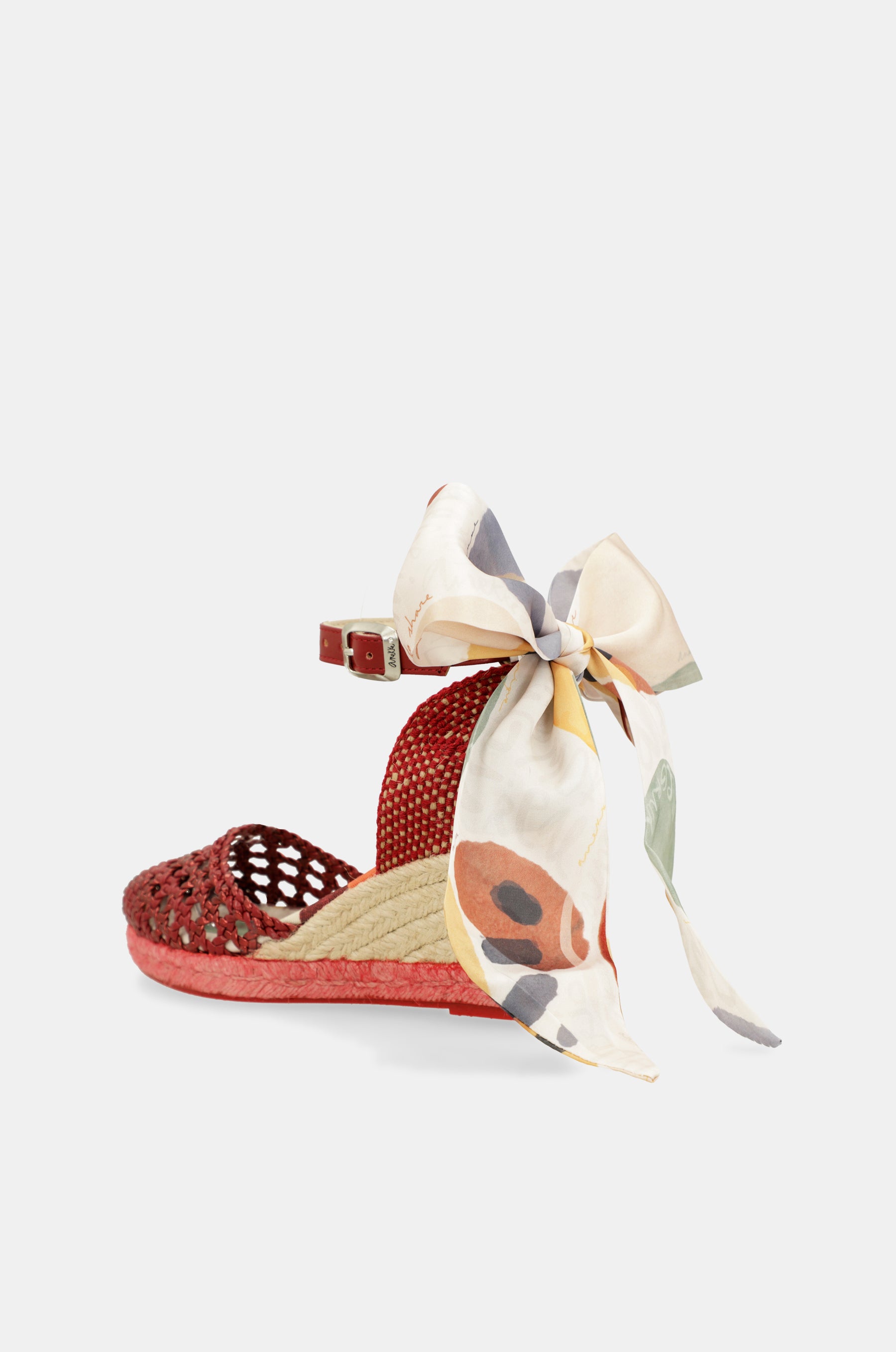 Sandali con zeppa rossi Alma