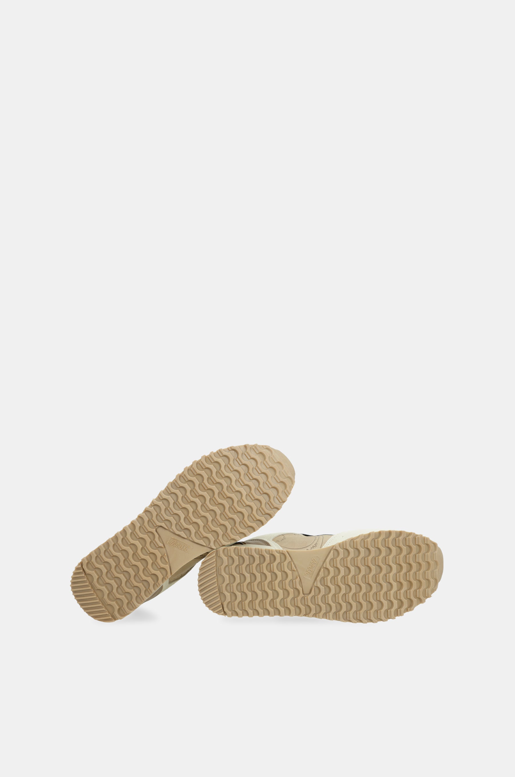 Sneakers piattaforma beige