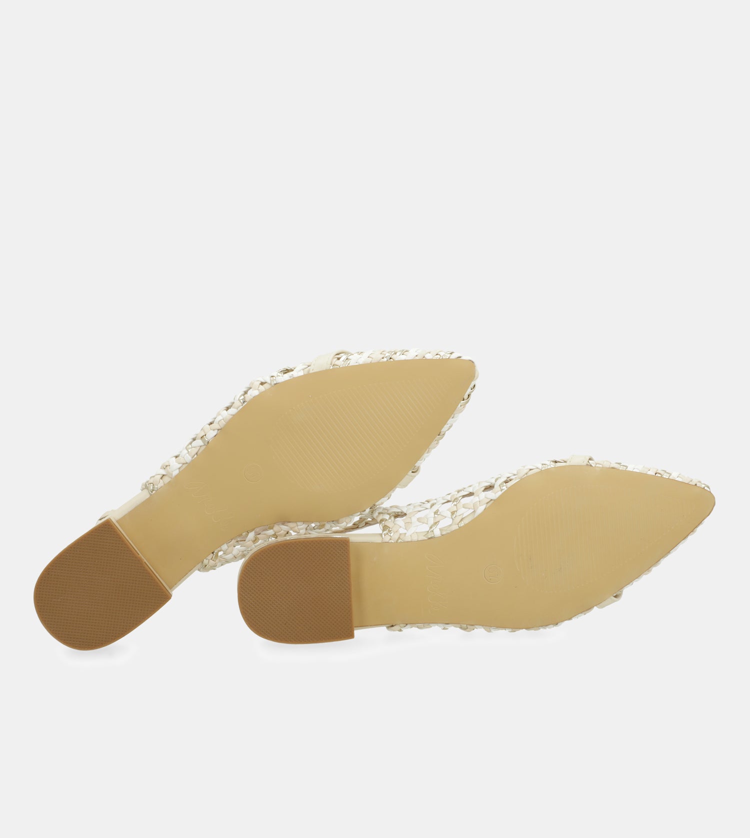 Ballerine slingback bianche e rosa