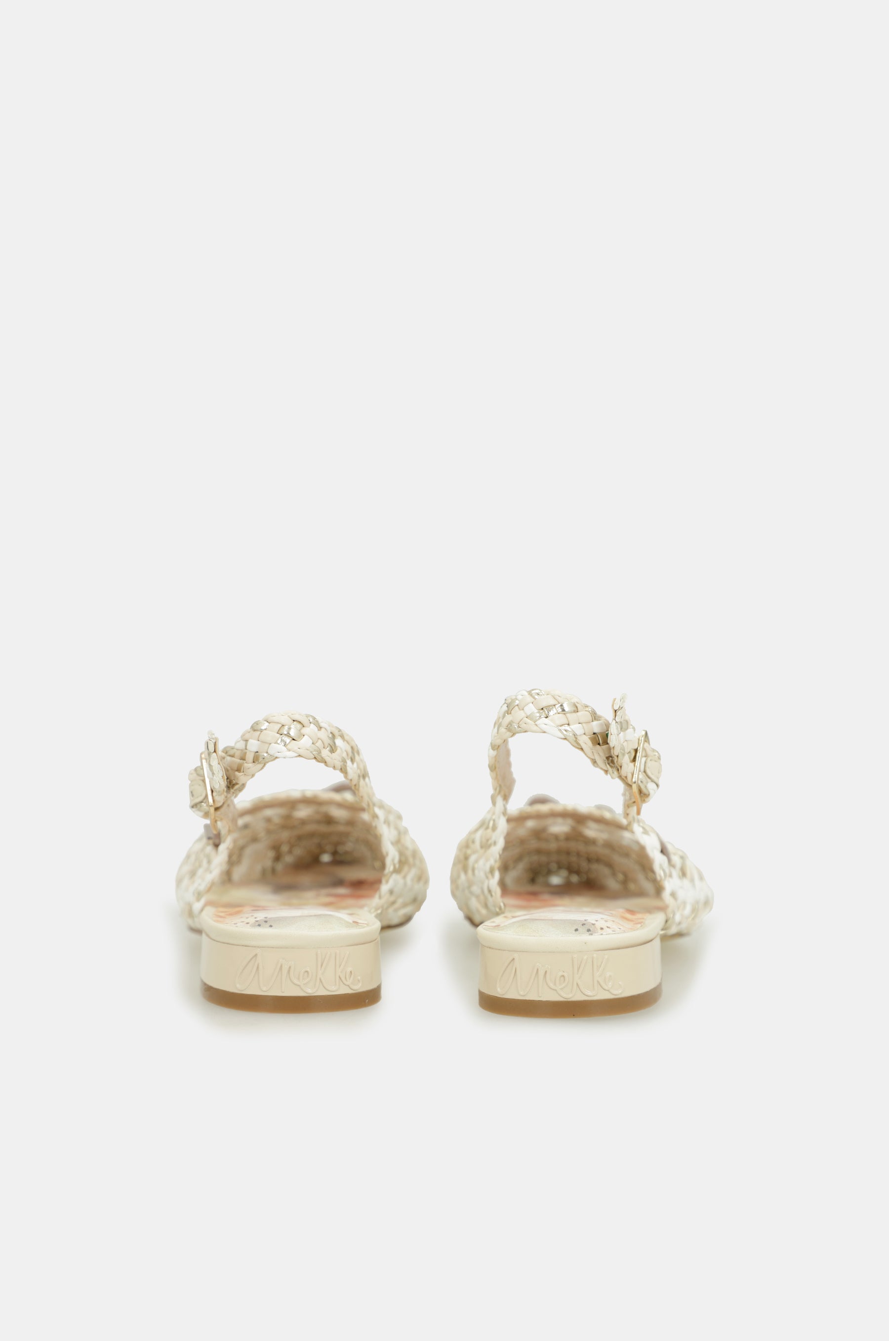 Ballerine slingback bianche e rosa