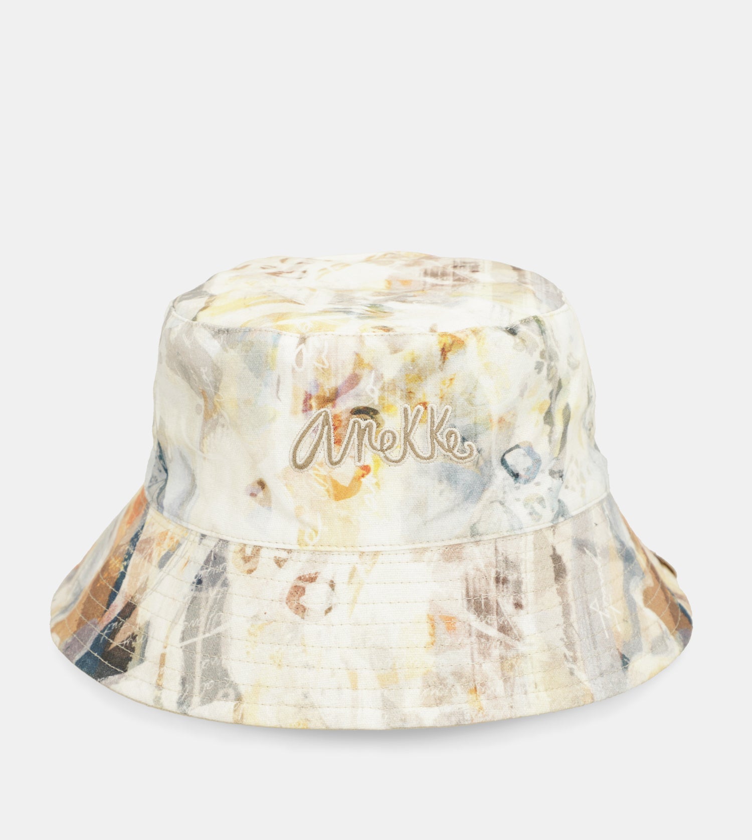 Cappello a secchiello reversibile beige