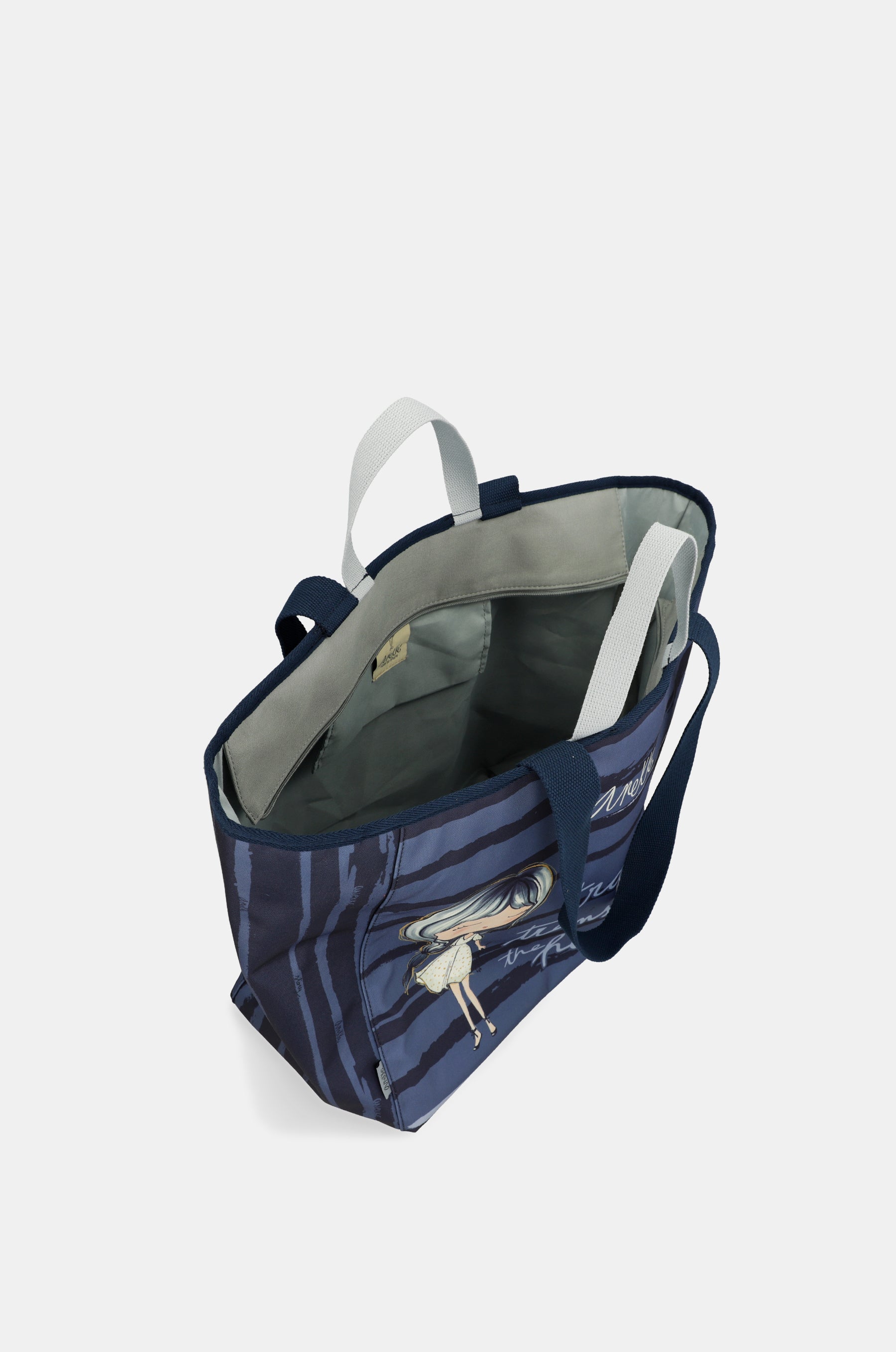 Borsa da spiaggia blu grande