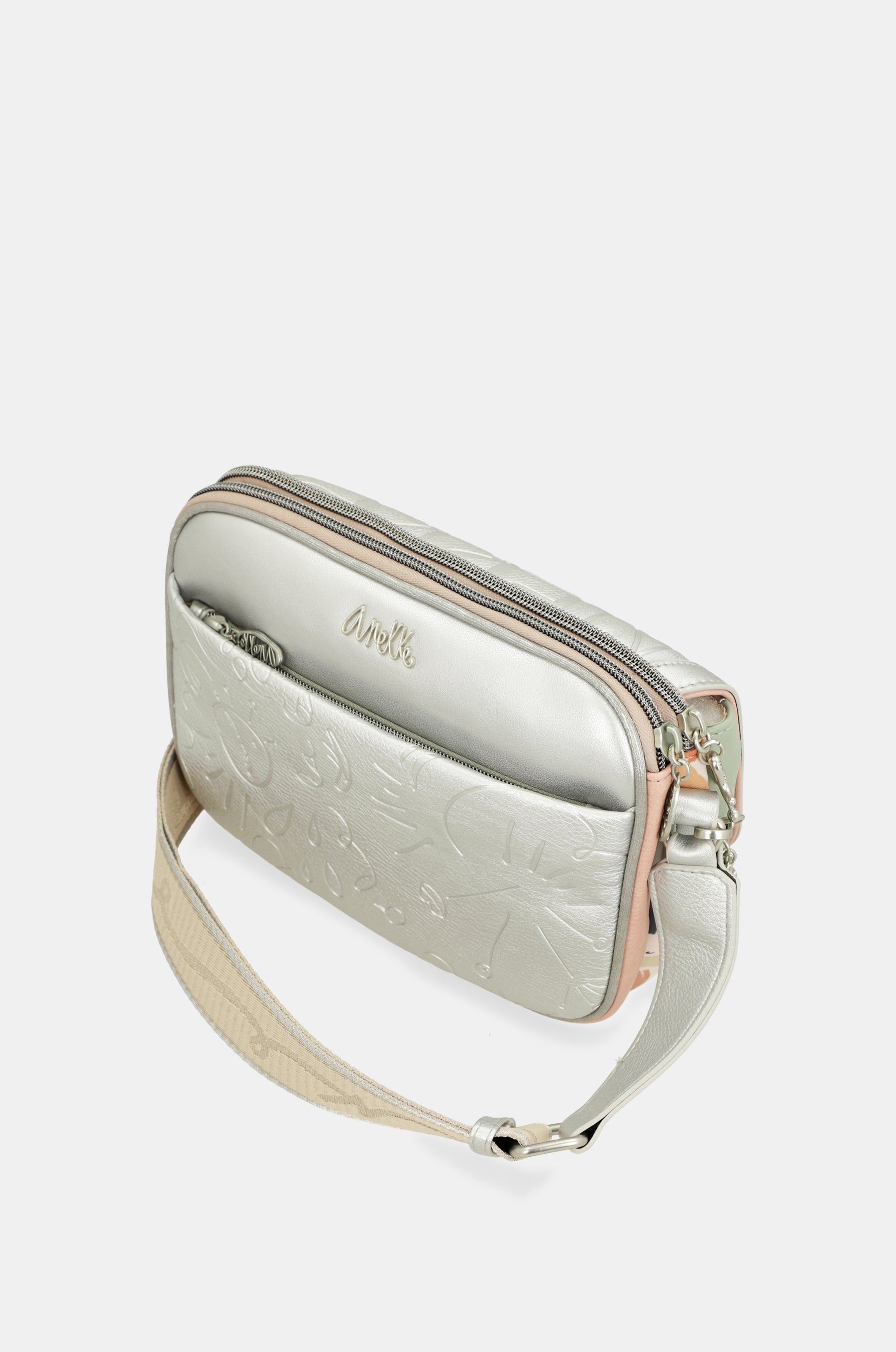 Borsa a tracolla Alma con patta ovale
