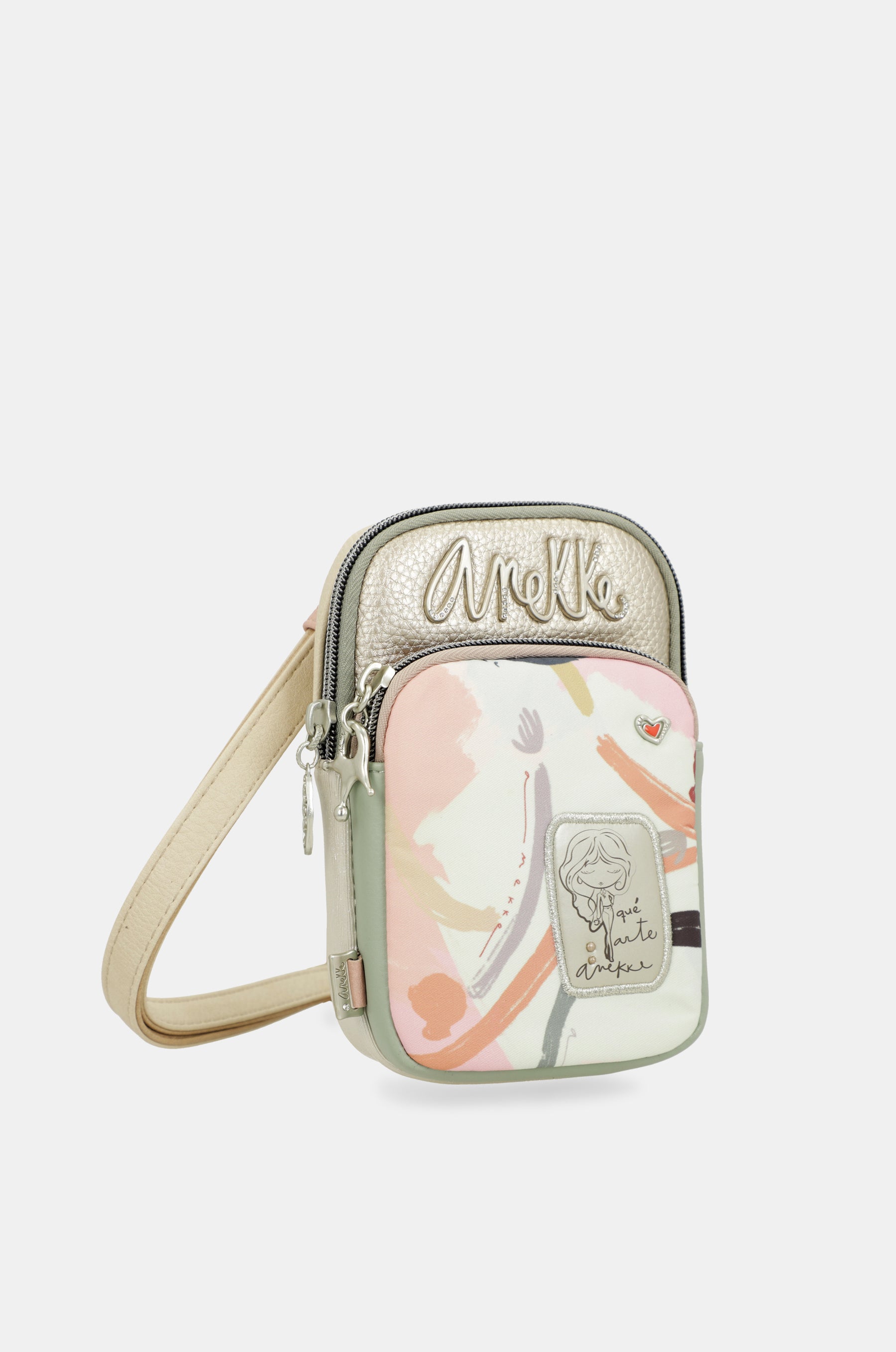 Mini borsa a tracolla Alma con tasca