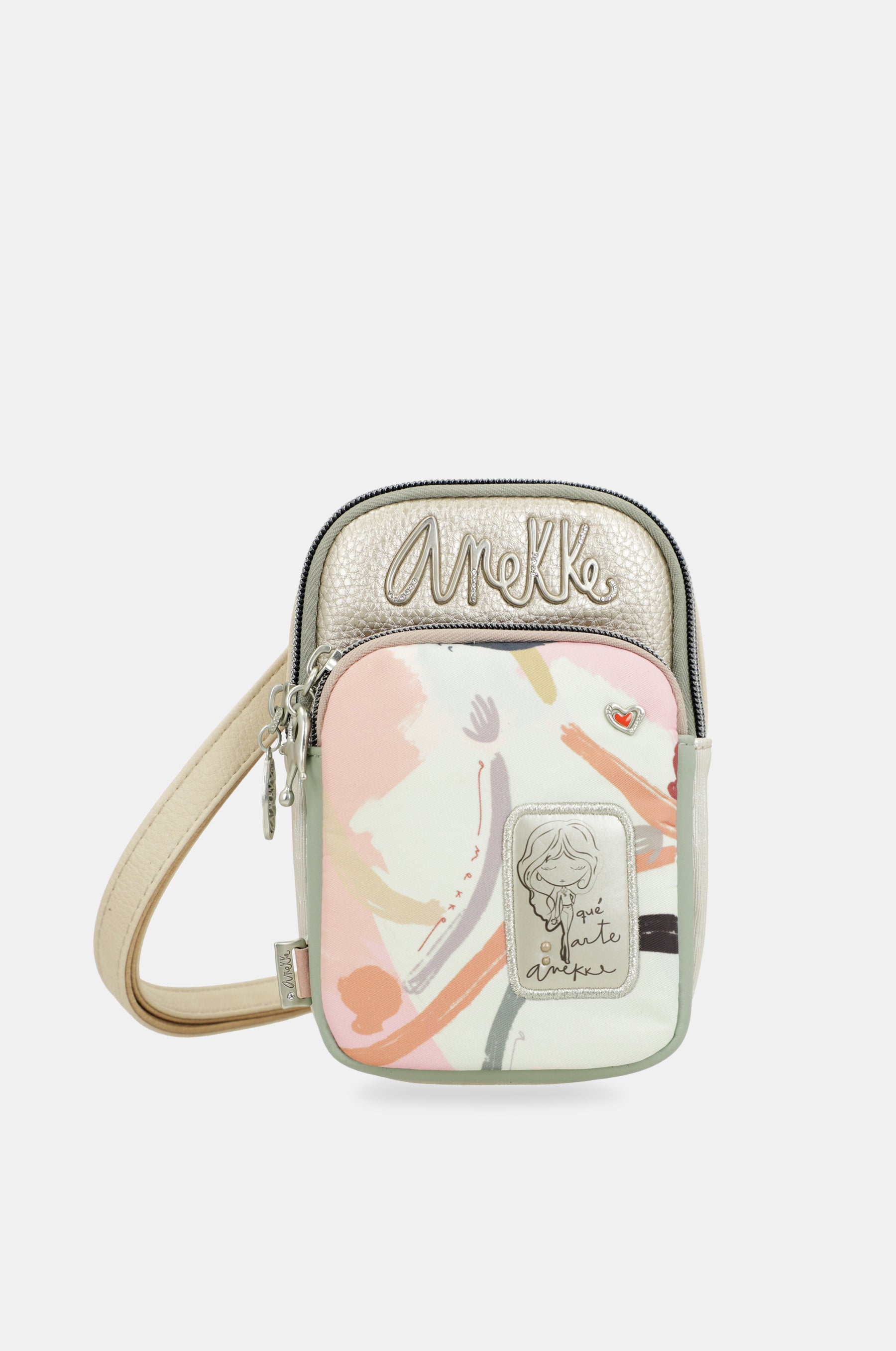 Mini borsa a tracolla Alma con tasca