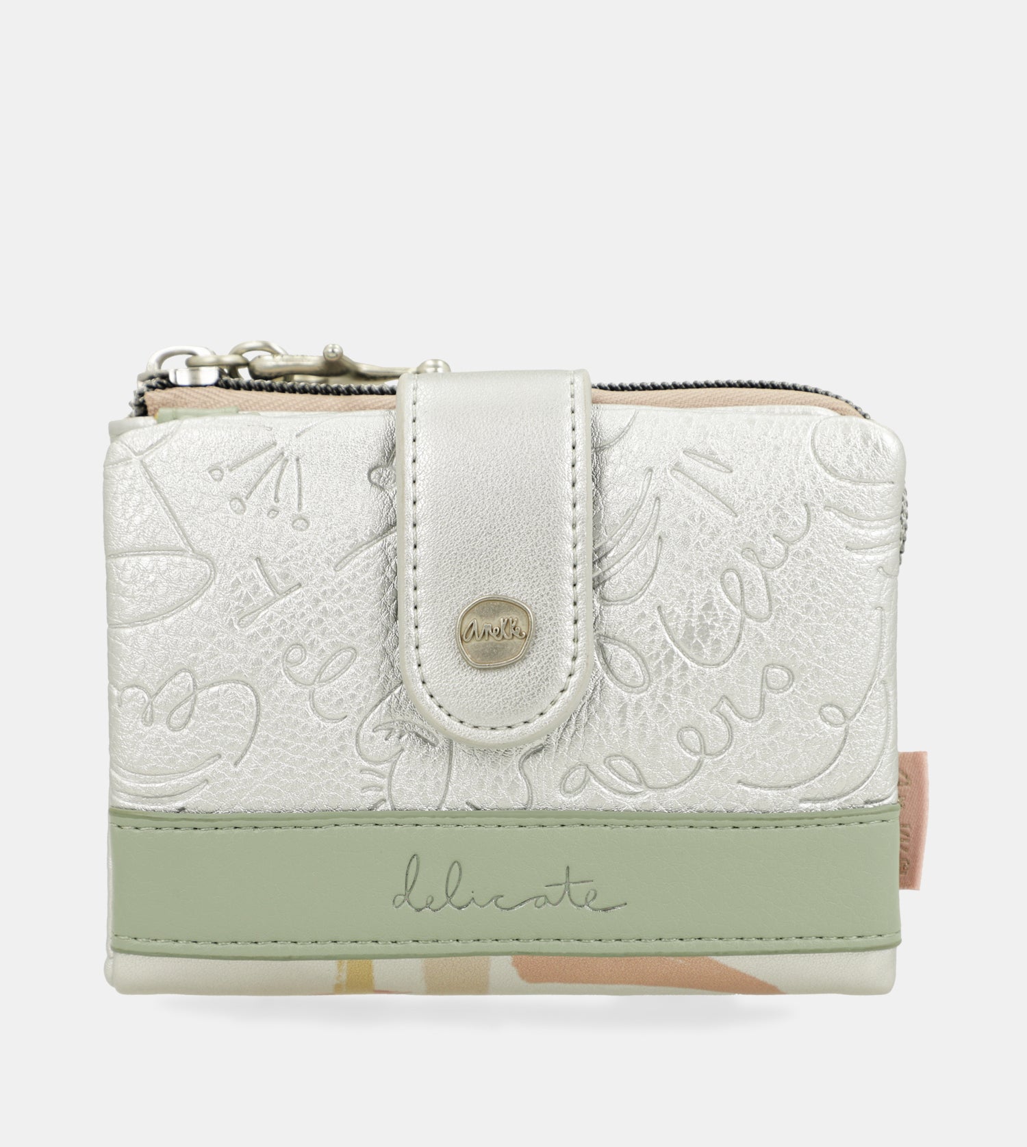 Portafoglio Alma RFID piccolo e flessibile