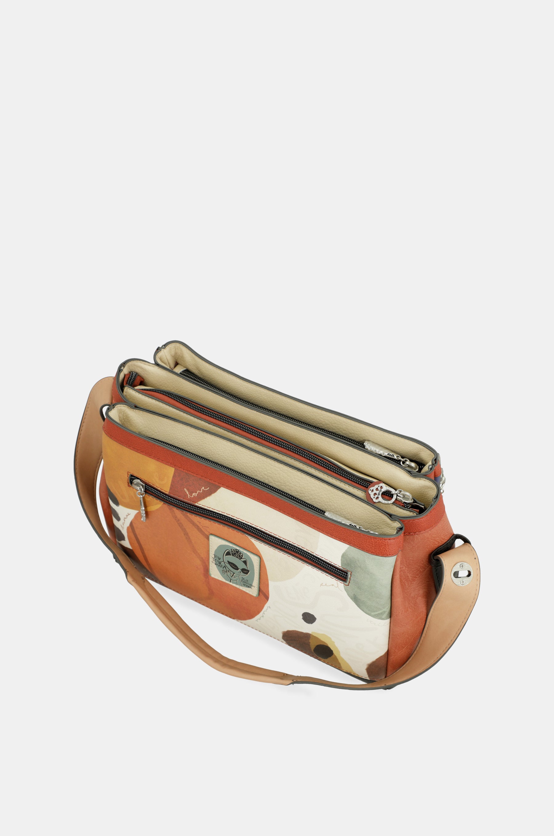 Borsa Alma a triplo scomparto
