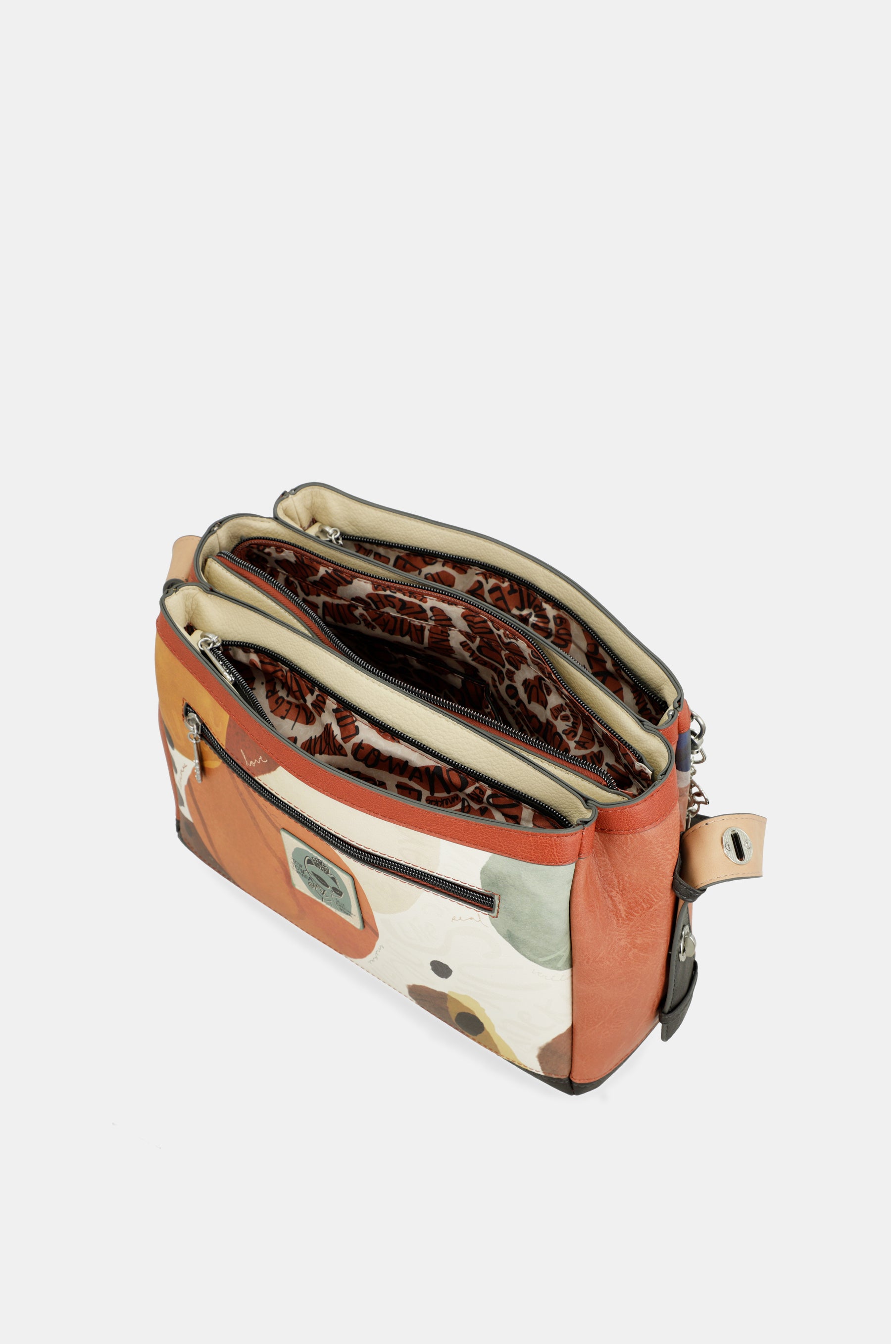 Borsa Alma a triplo scomparto