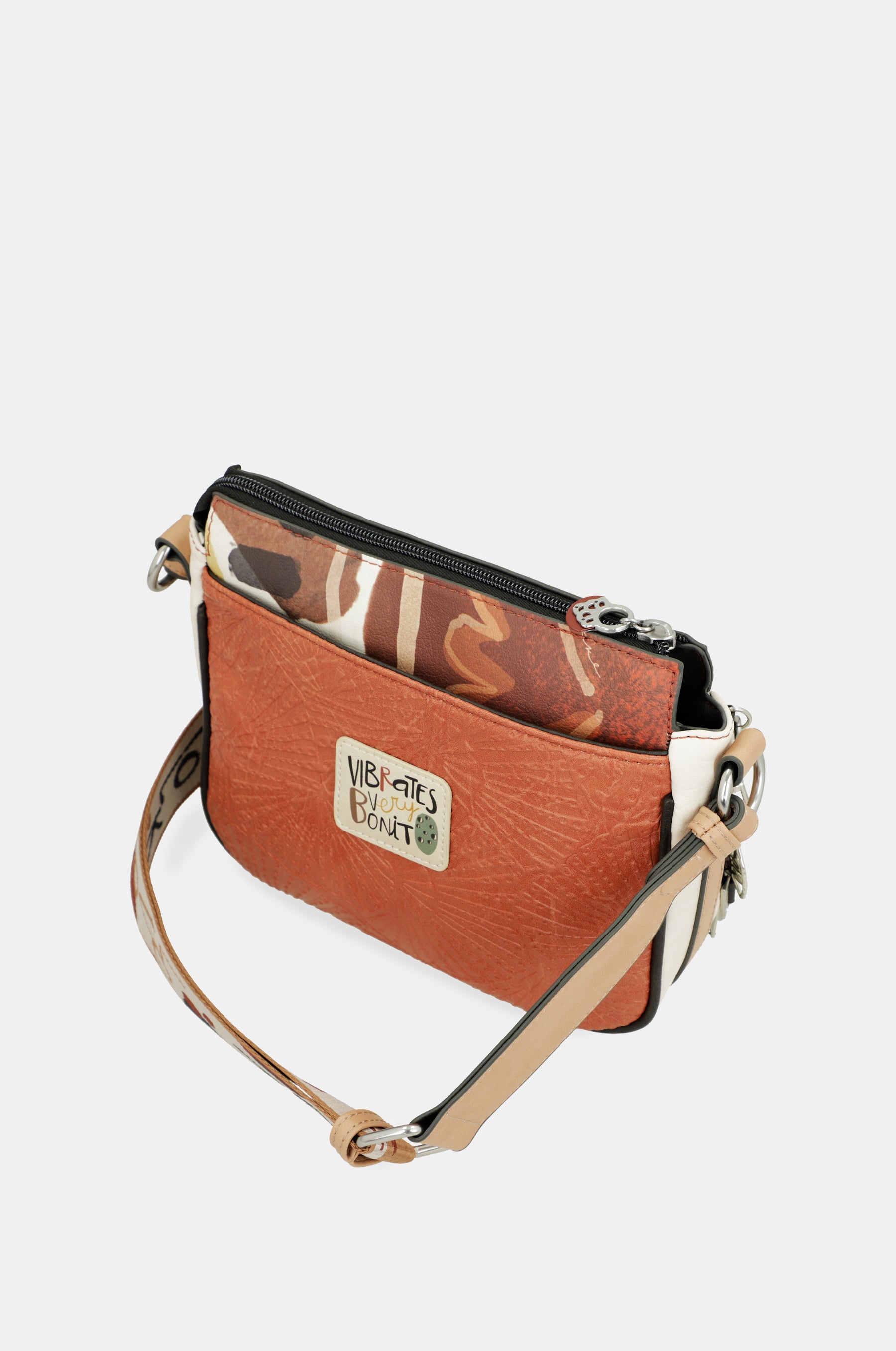 Borsa a tracolla Alma media a 3 scomparti