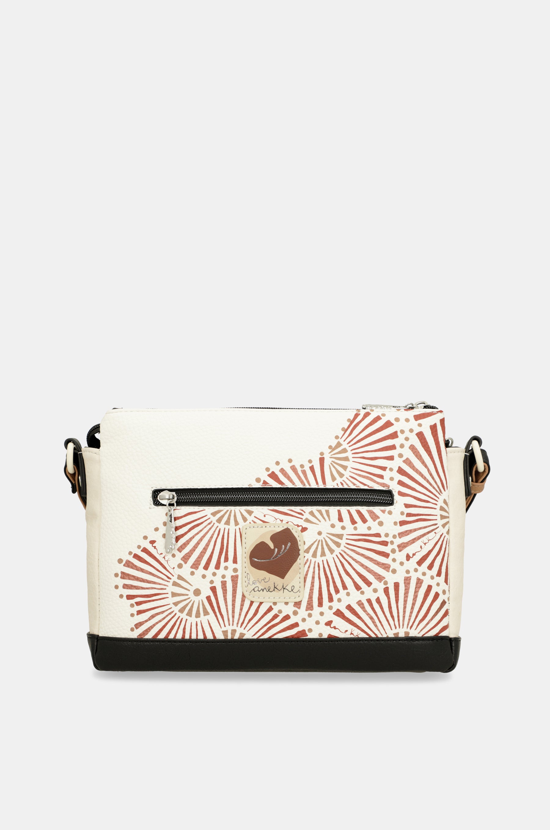 Borsa a tracolla stampata Alma 3 scomparti