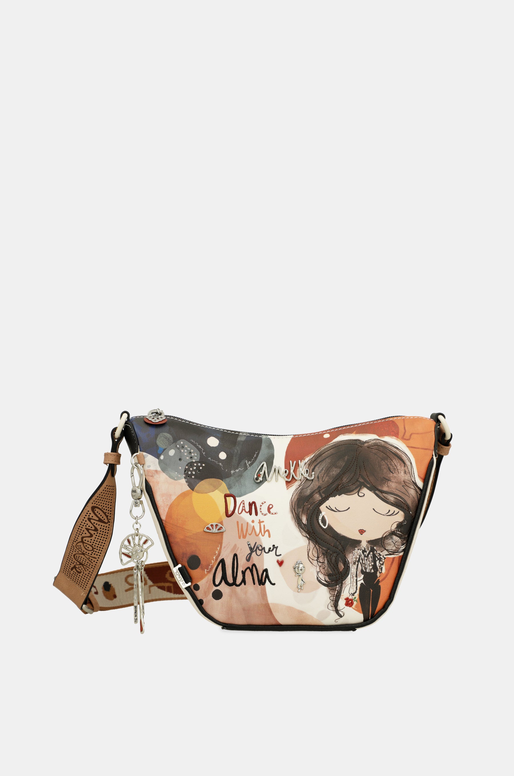 Borsa a tracolla ovale Alma