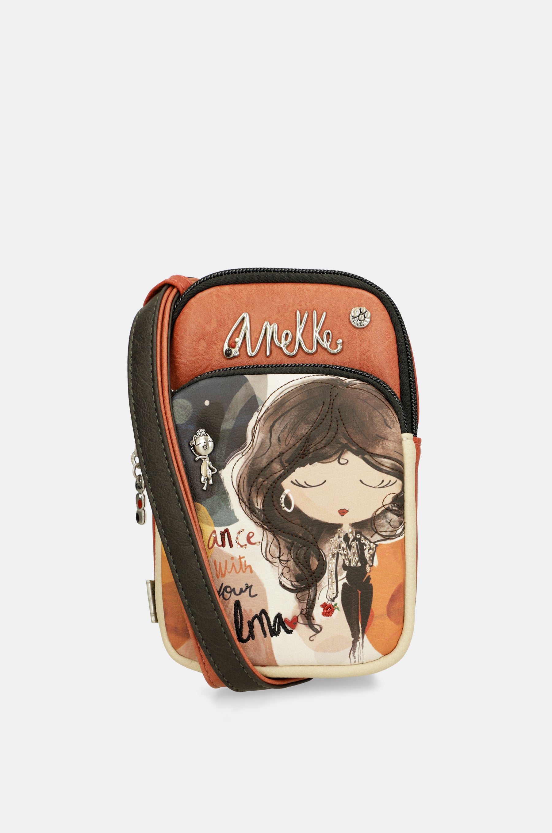 Mini borsa a tracolla Alma con tasca