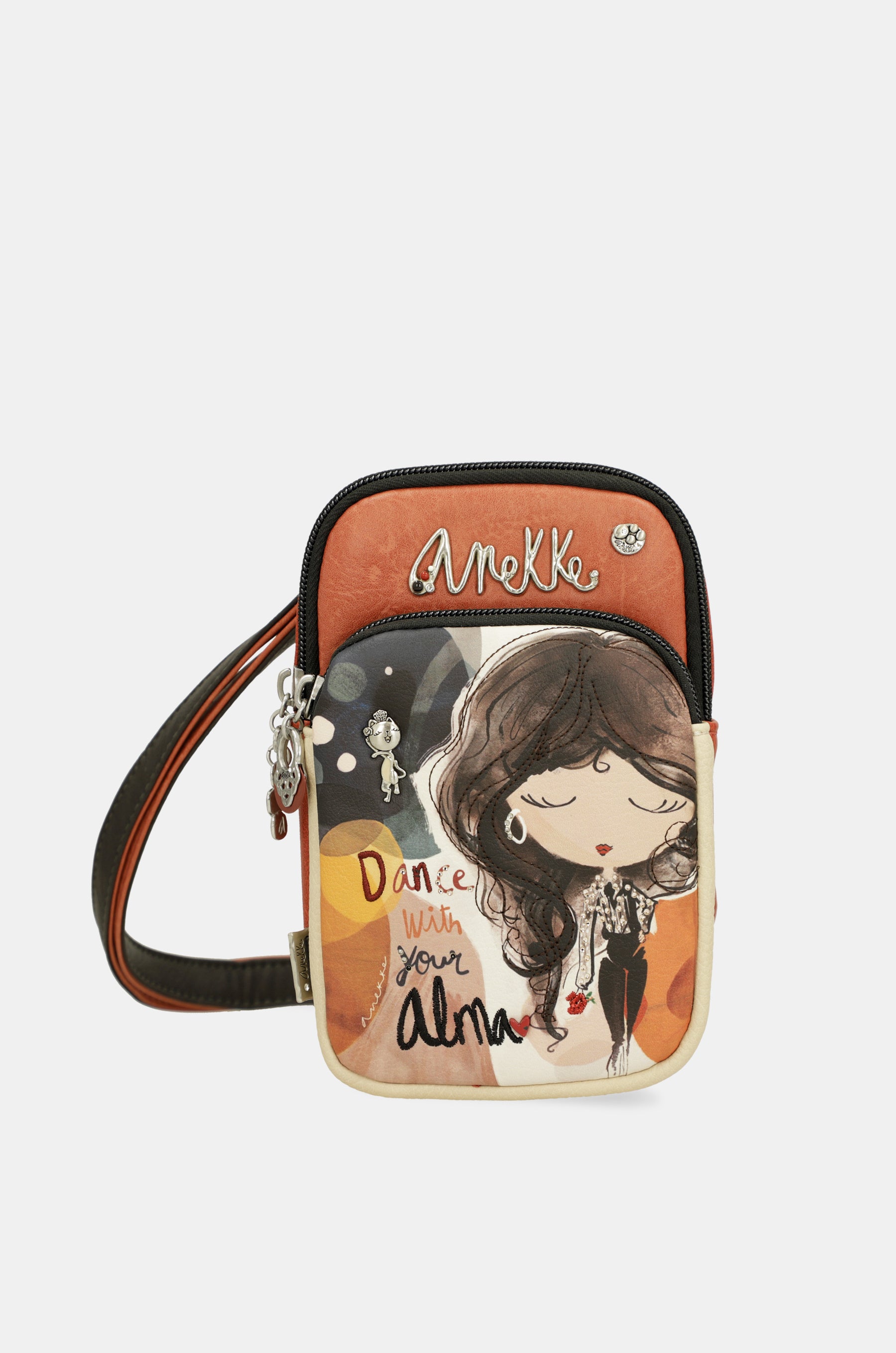Mini borsa a tracolla Alma con tasca