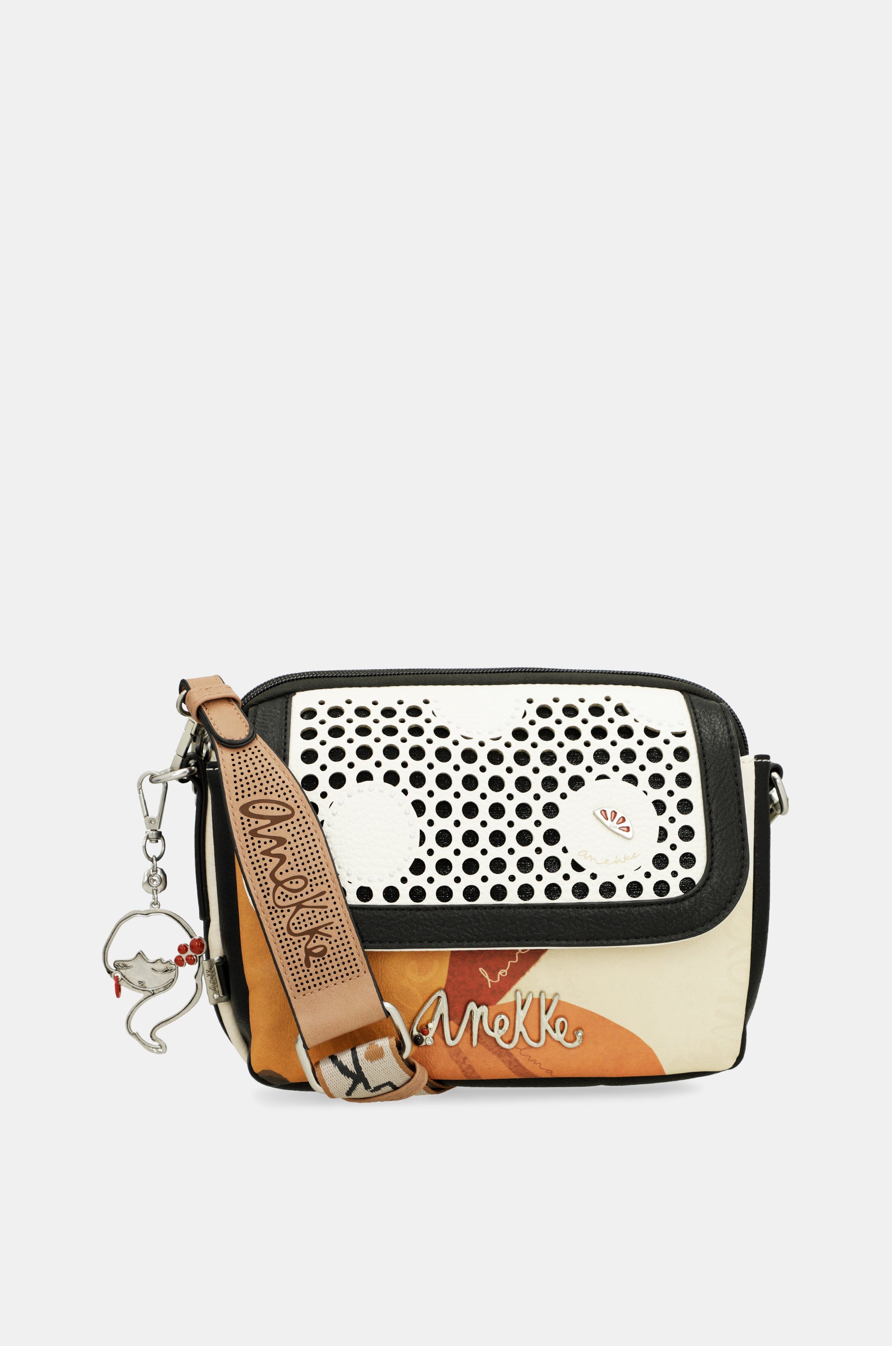 Borsa a tracolla Alma con patta ovale