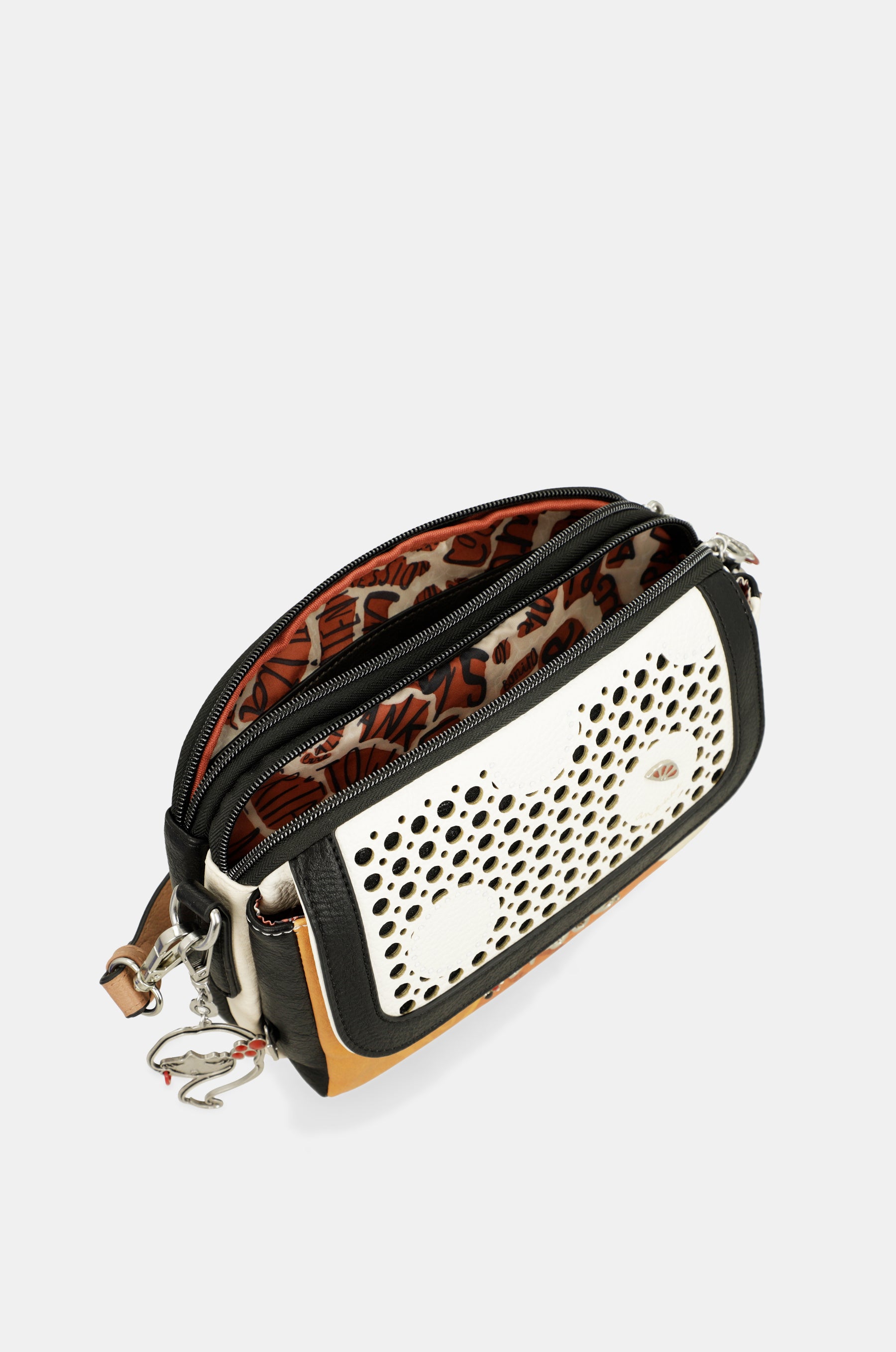 Borsa a tracolla Alma con patta ovale