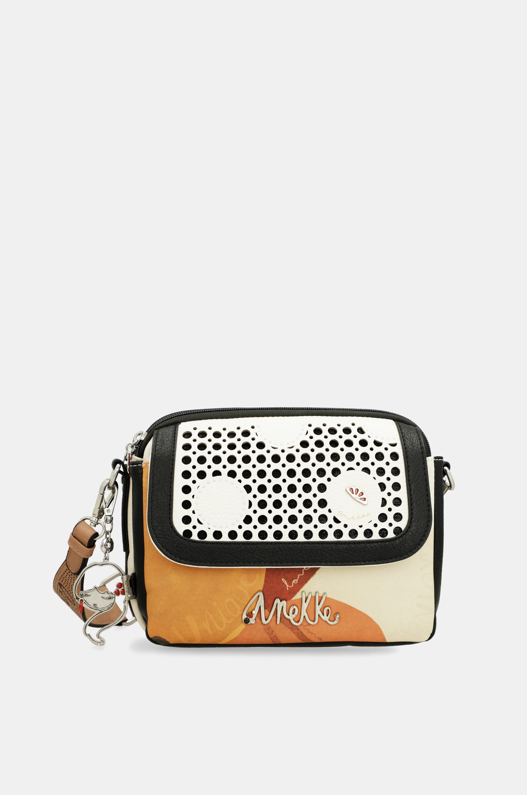 Borsa a tracolla Alma con patta ovale