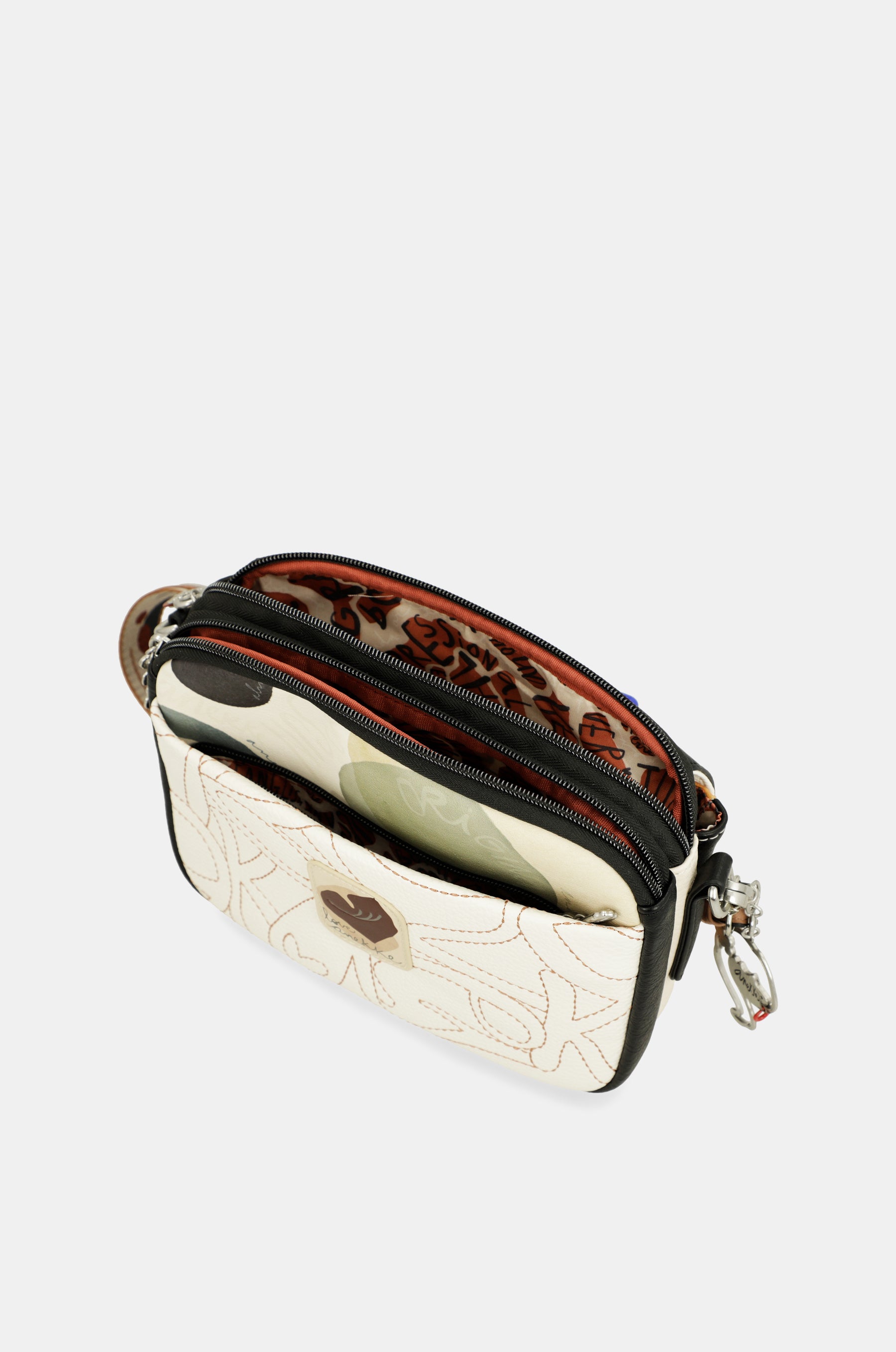 Borsa a tracolla Alma con patta ovale