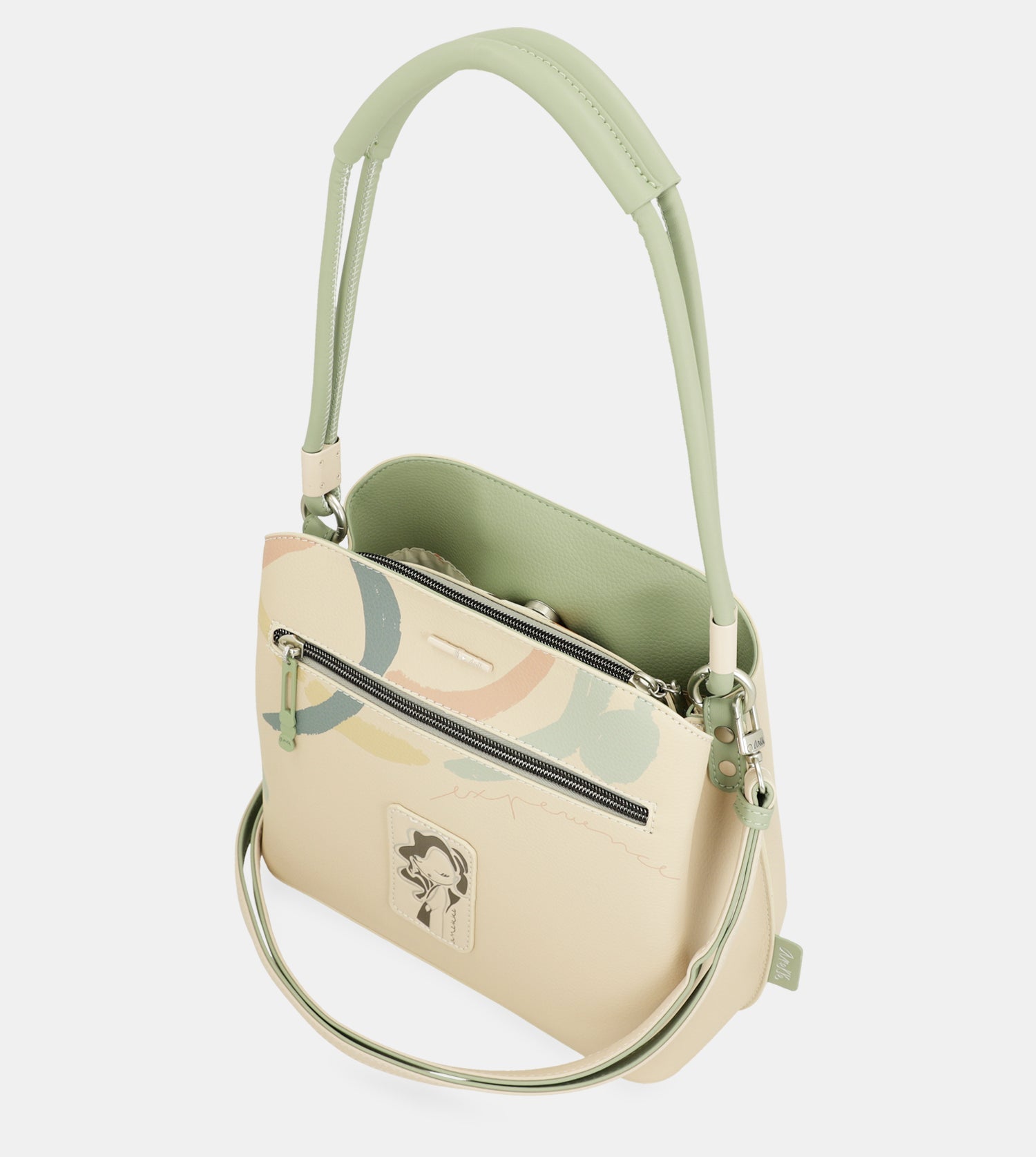 Borsa a tracolla Alma triplo scomparto