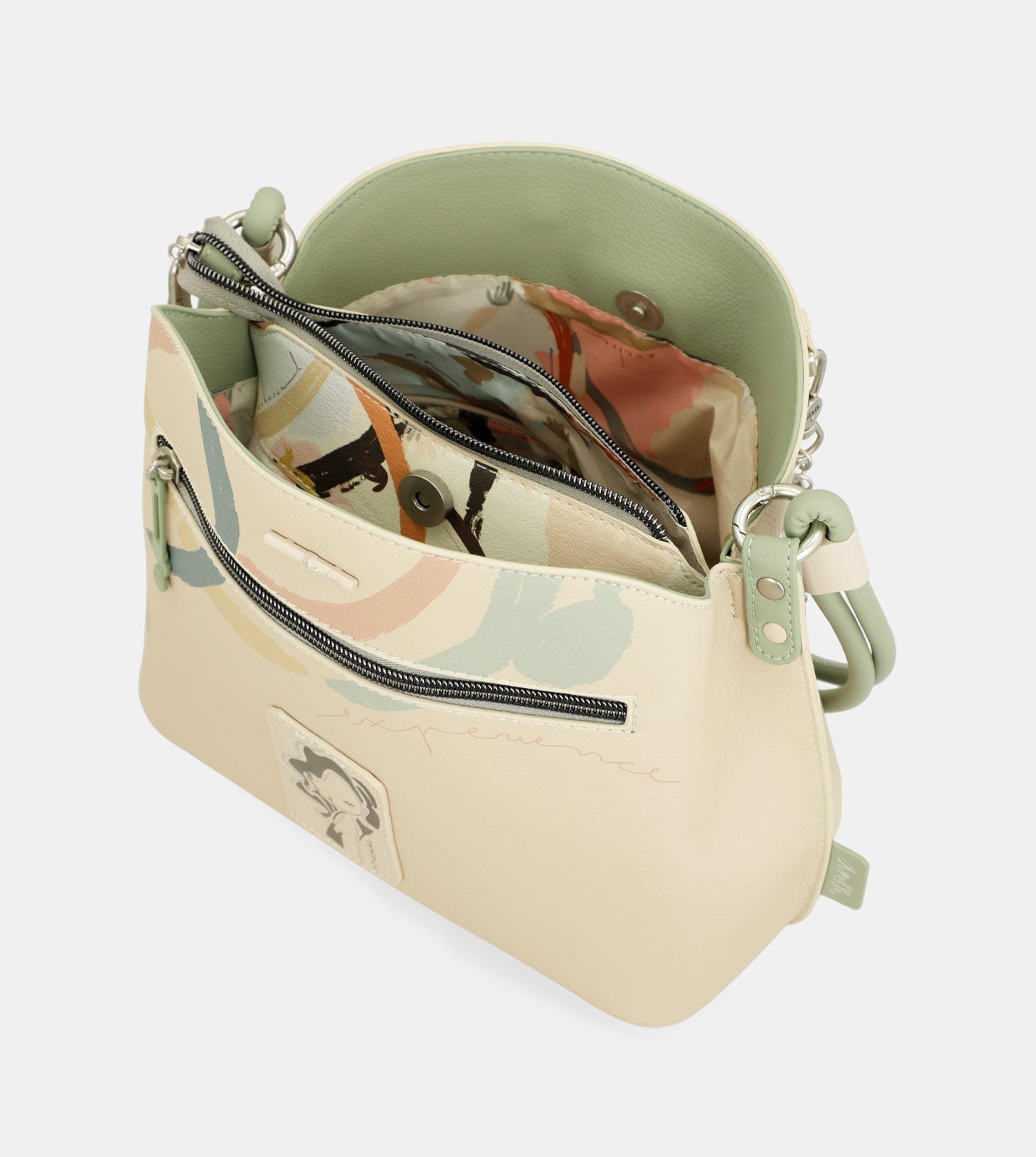 Borsa a tracolla Alma triplo scomparto
