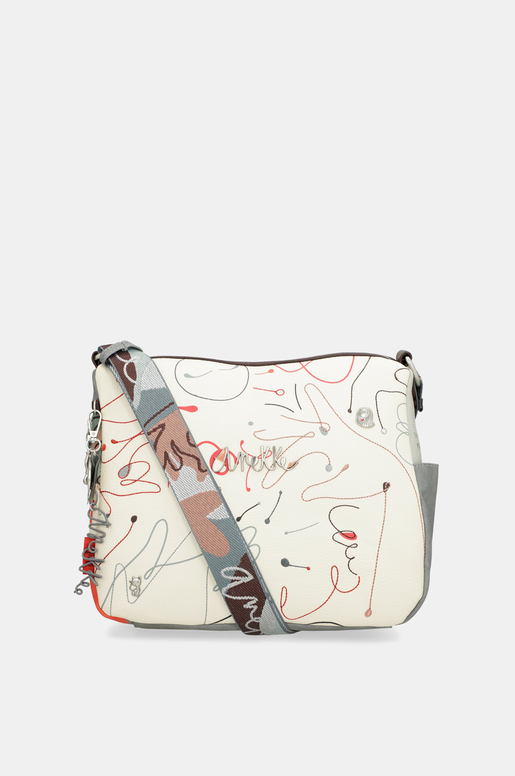 Borsa a tracolla con cerniera Alma