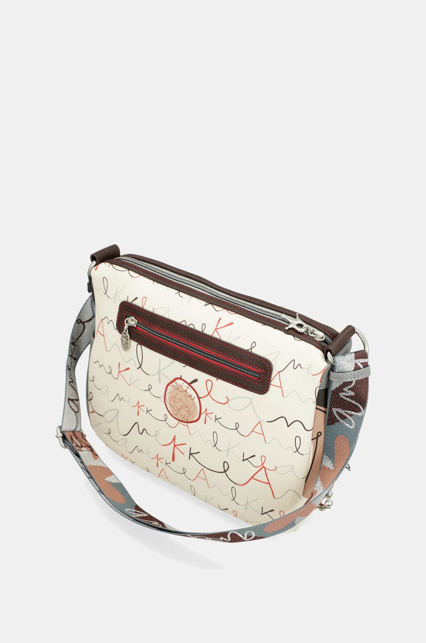 Borsa a tracolla con cerniera Alma