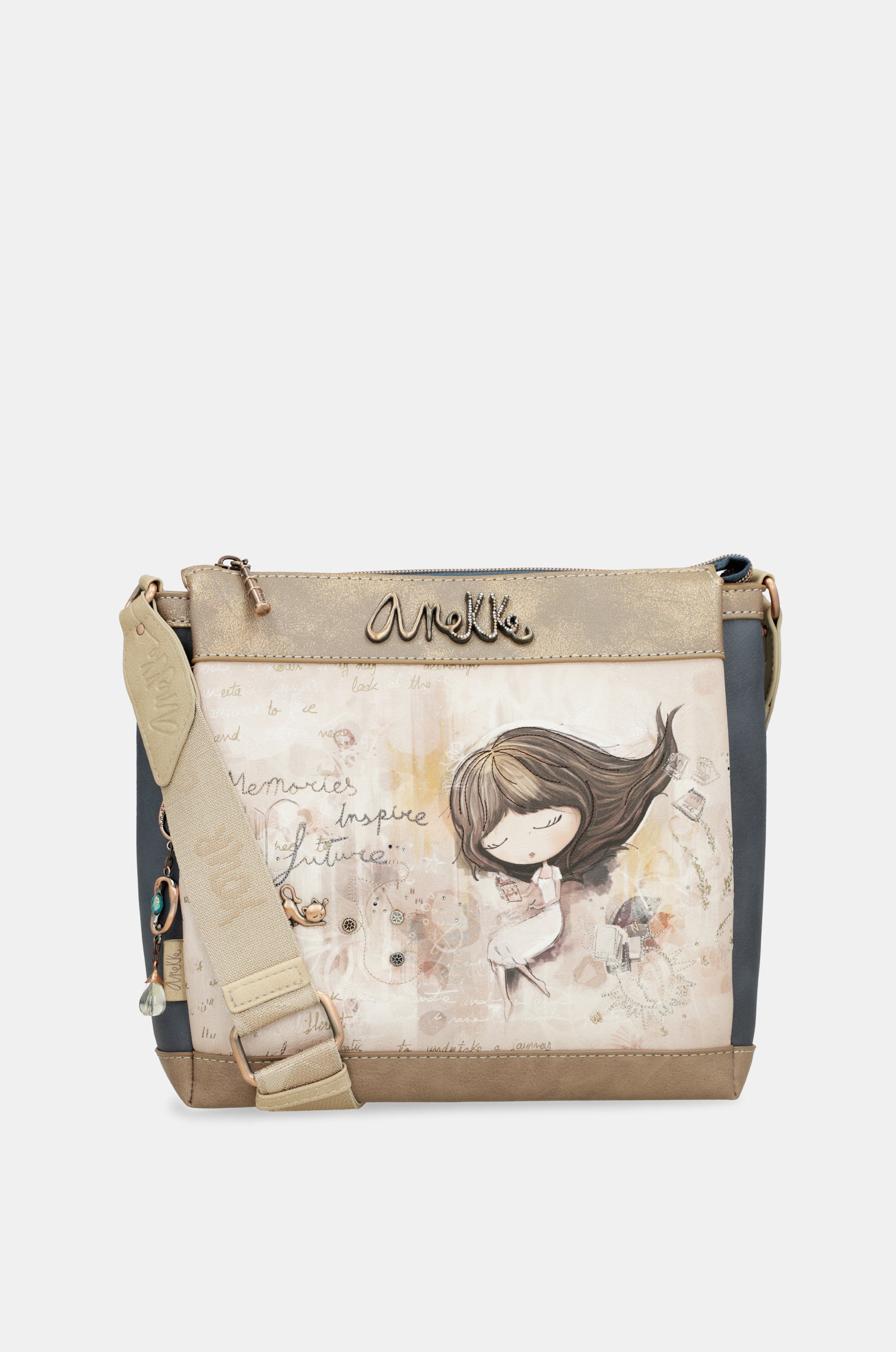Borsa a tracolla Memories a 3 scomparti