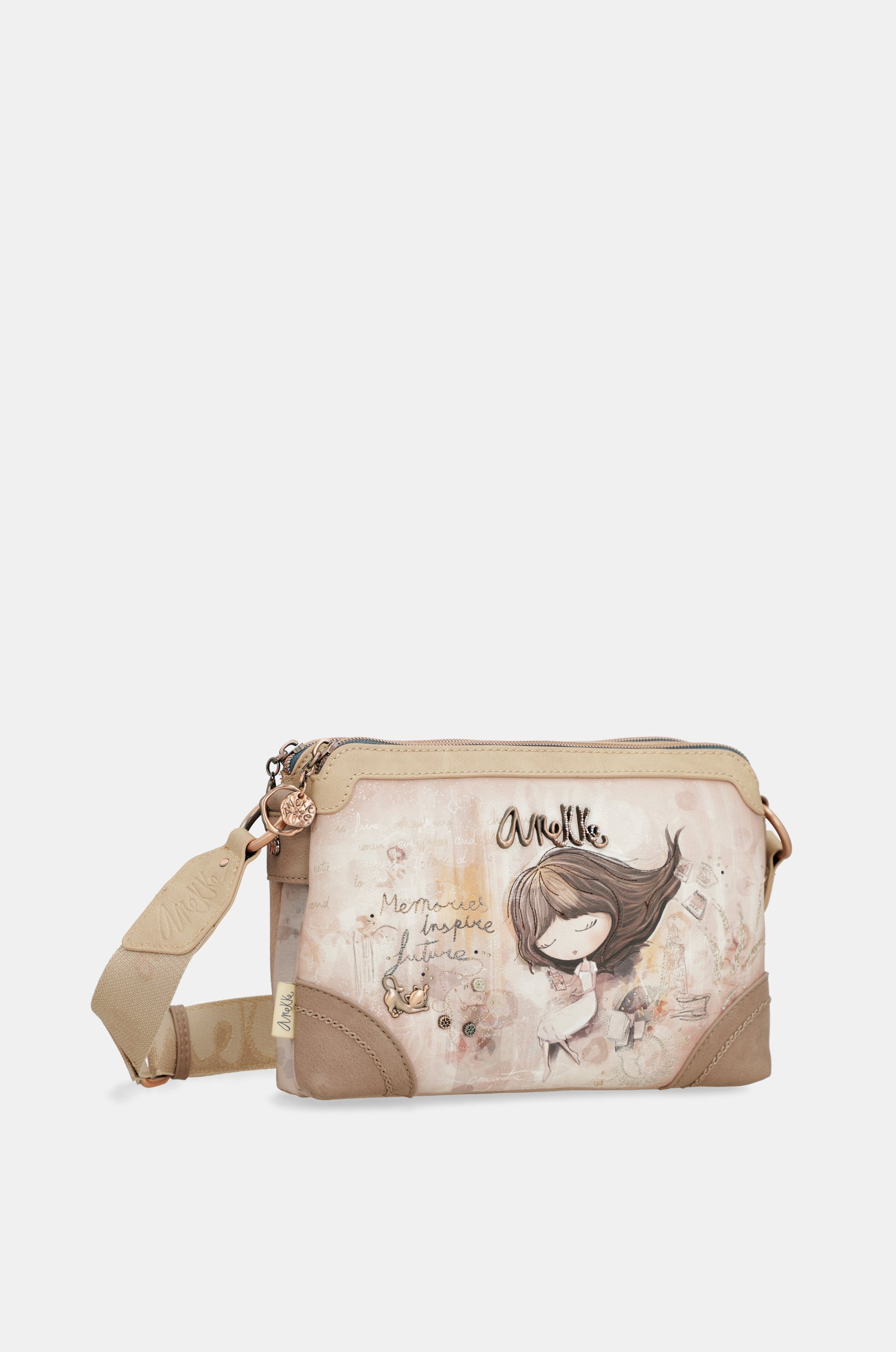 Borsa a tracolla Memories doppio scomparto