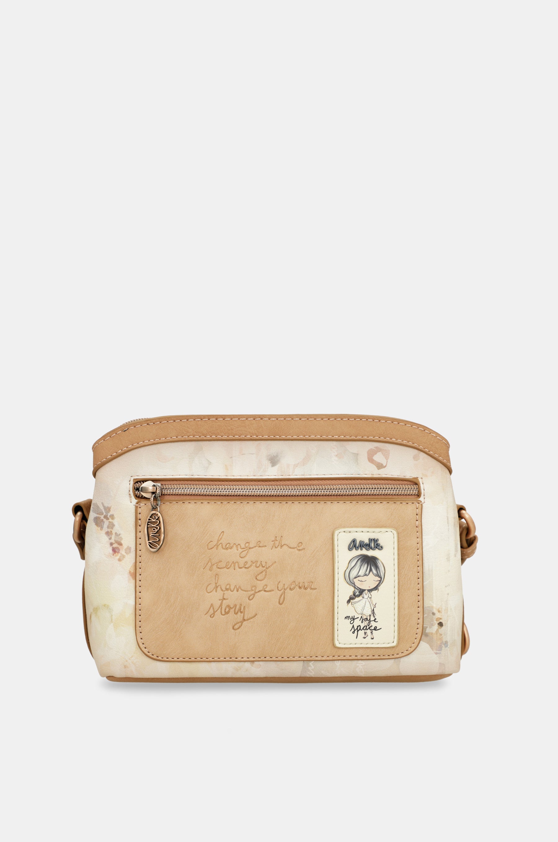 Borsa a tracolla media Memories a 3 scomparti