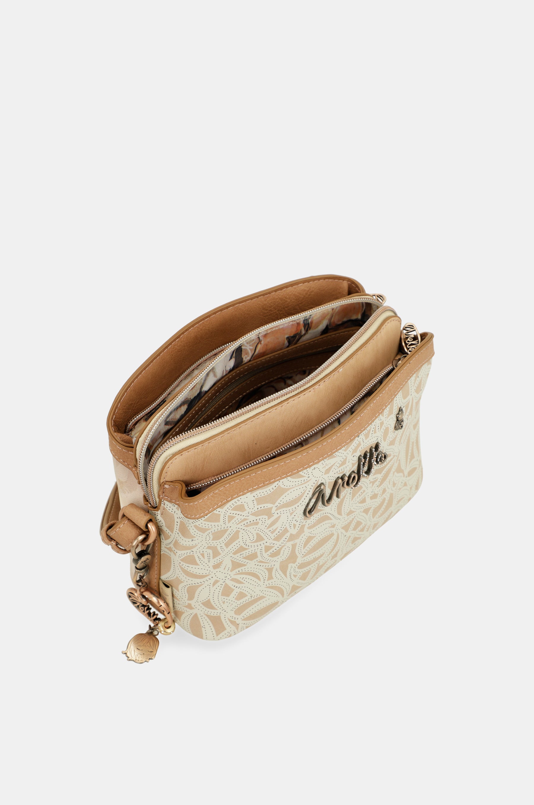 Borsa a tracolla media Memories a 3 scomparti