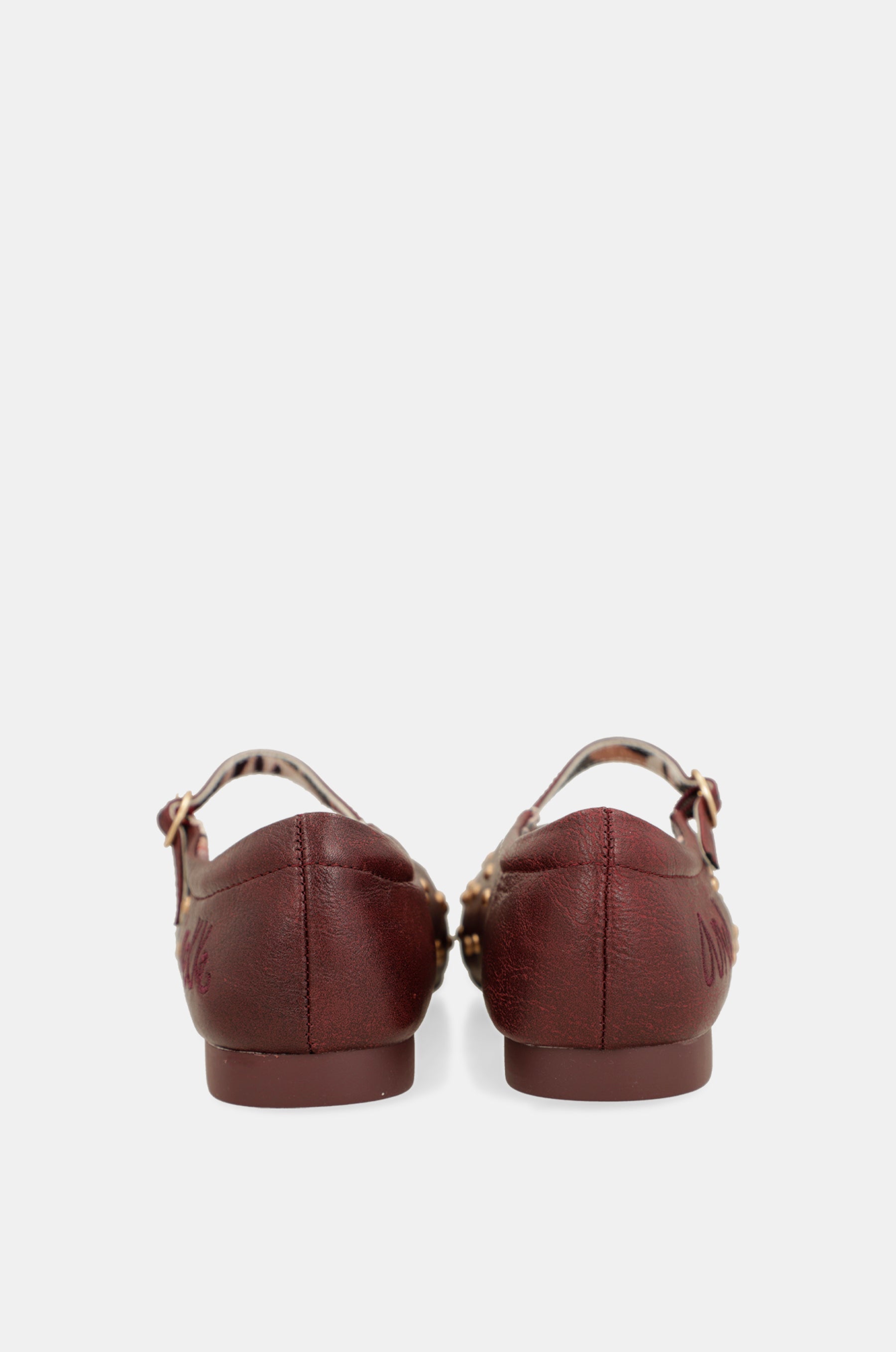 Ballerine ornamenti bordeaux