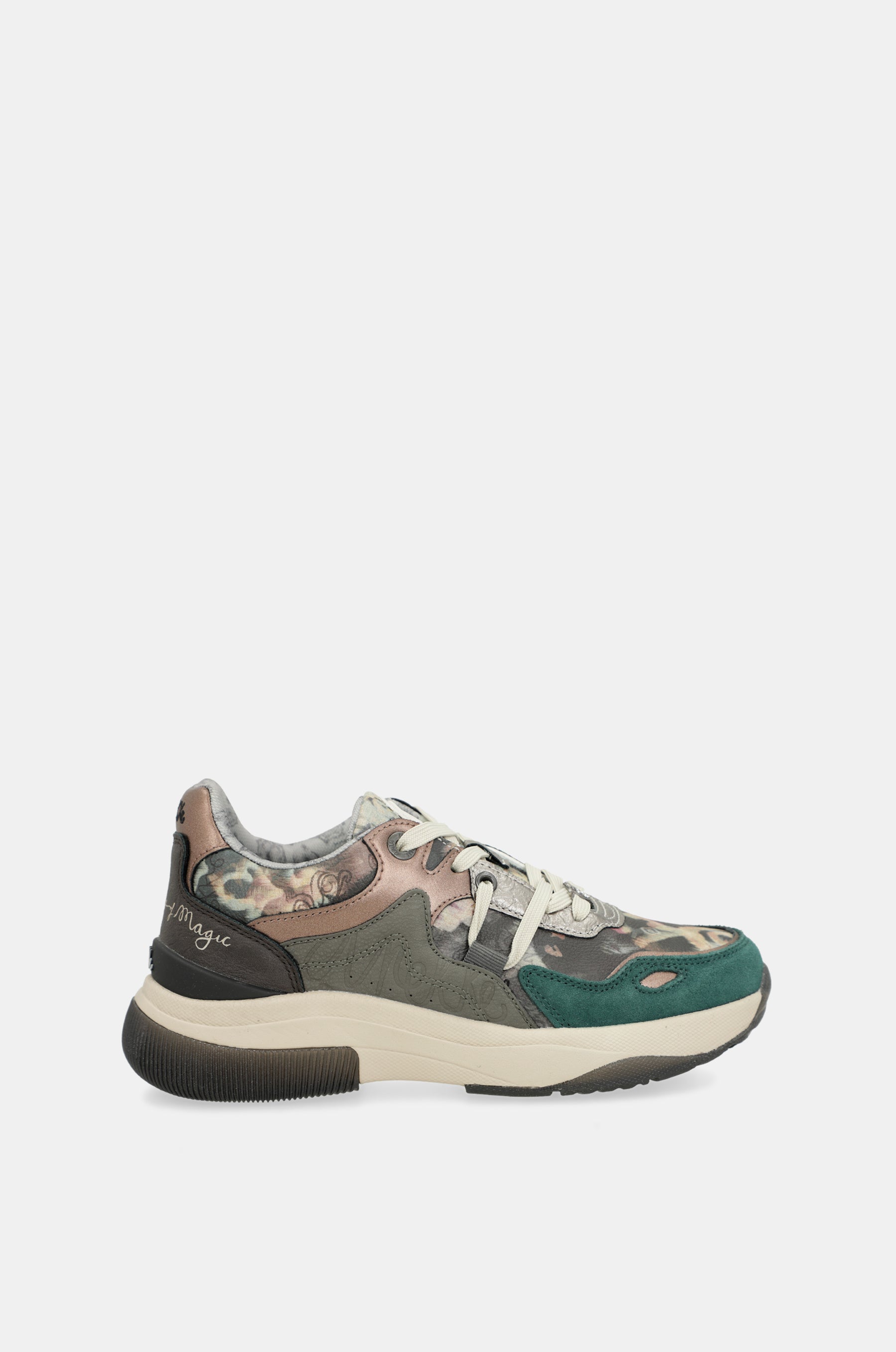 Scarpe sportive verde fantasie Manifesto