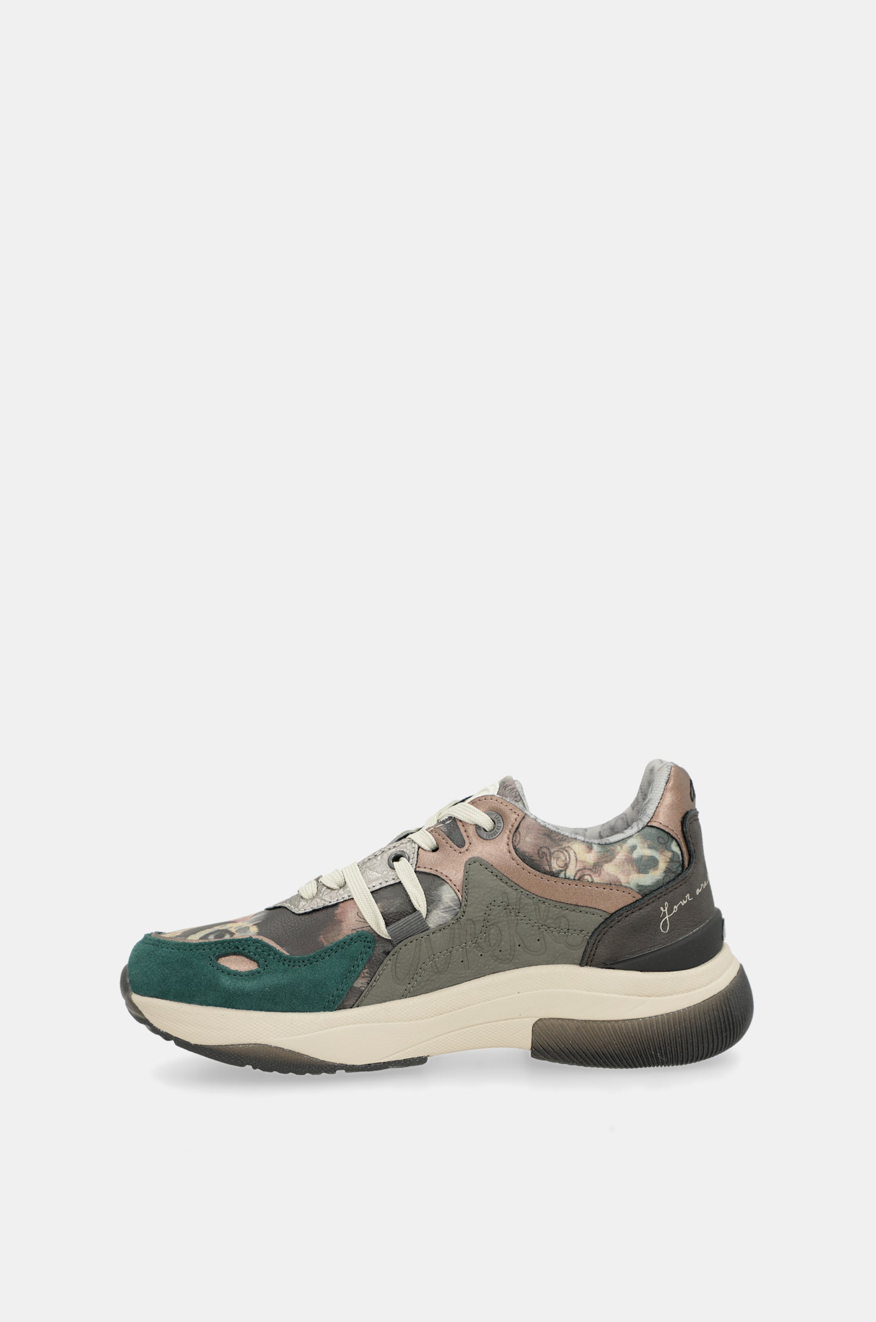 Scarpe sportive verde fantasie Manifesto