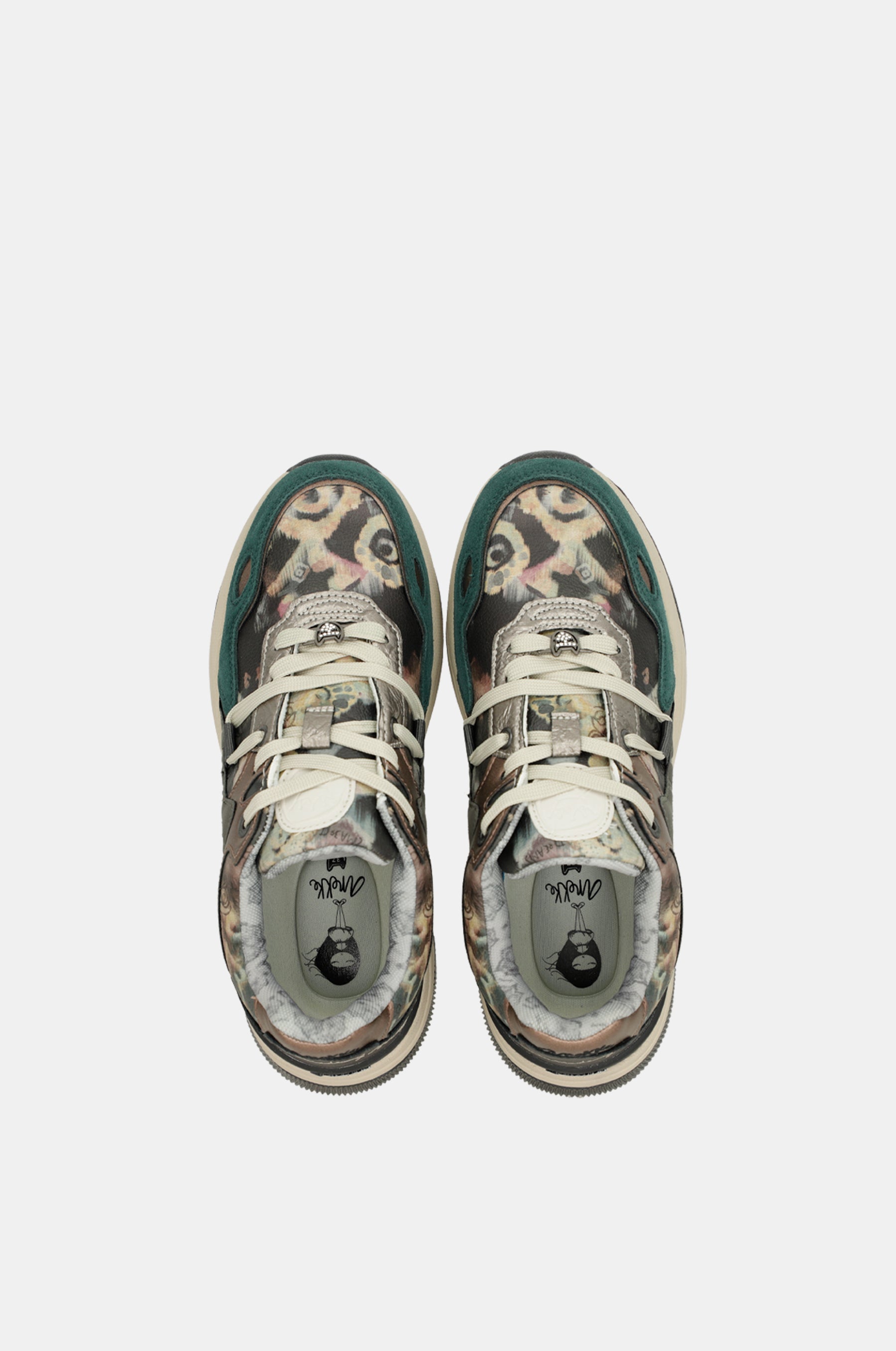 Scarpe sportive verde fantasie Manifesto