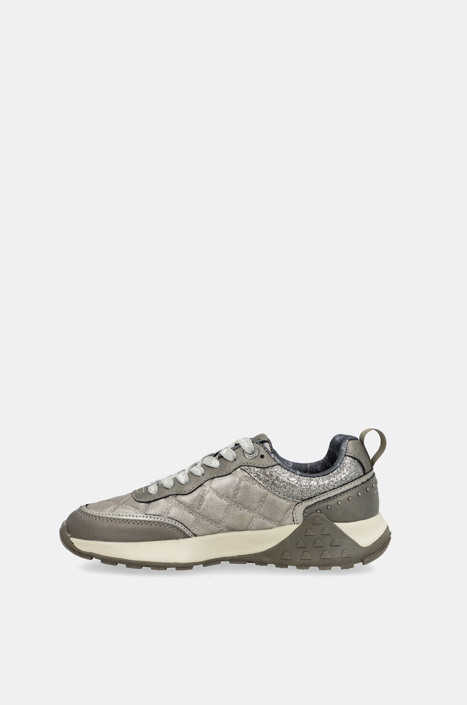 Scarpe sportive grigio metallico