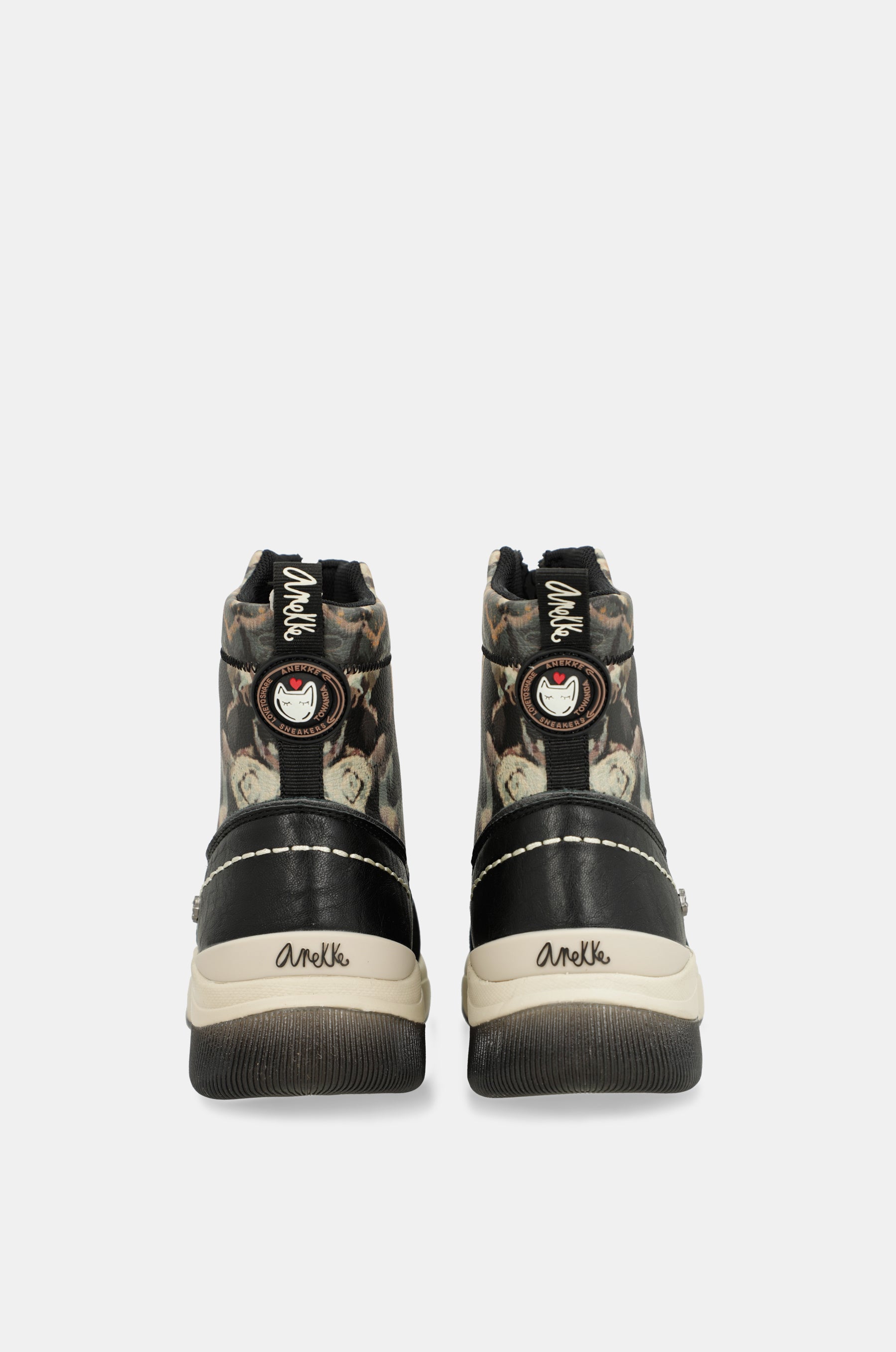 Stivaletti sportivi antracite fantasia