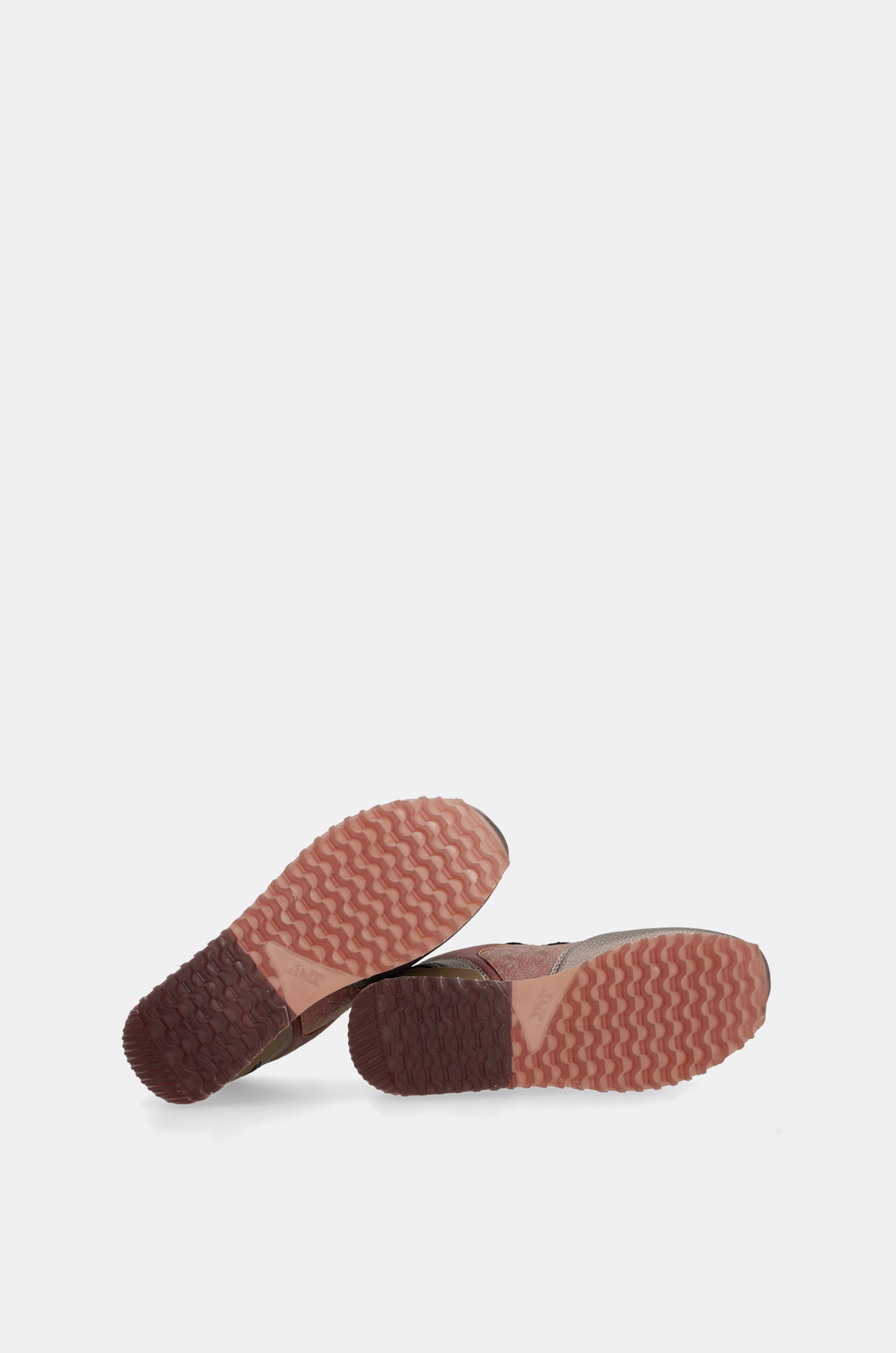 Scarpe sportive piattaforma rosa metallico