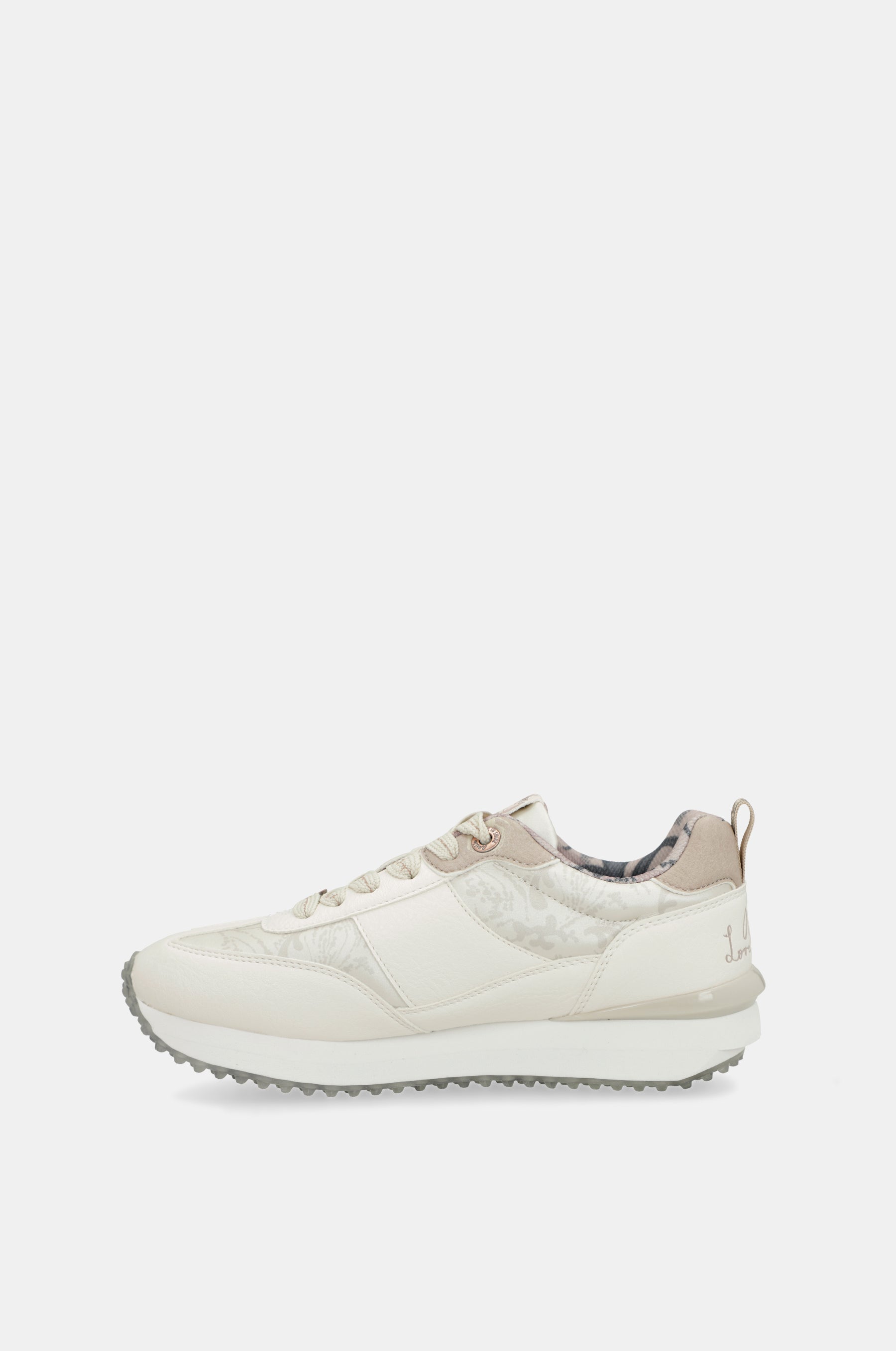 Scarpe sportive bianco suola multicolore